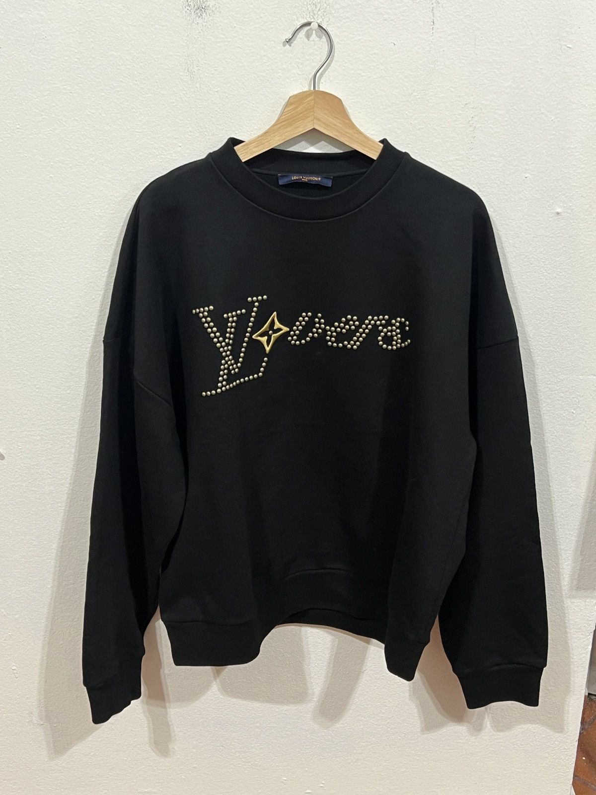 Louis Vuitton Louis Vuitton Lovers Black Sweatshirt Size US M / EU 48-50 / 2 - 1 Thumbnail