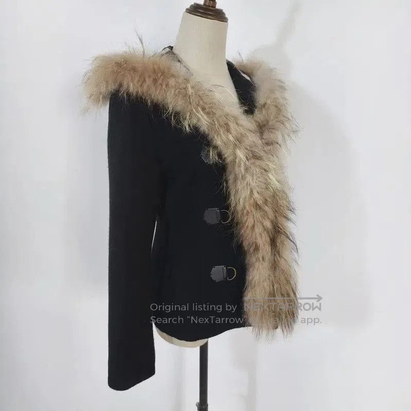 Burberry Burberry Black Wool Blend Winter Cardigan. Size M / US 6-8 / IT 42-44 - 2 Thumbnail