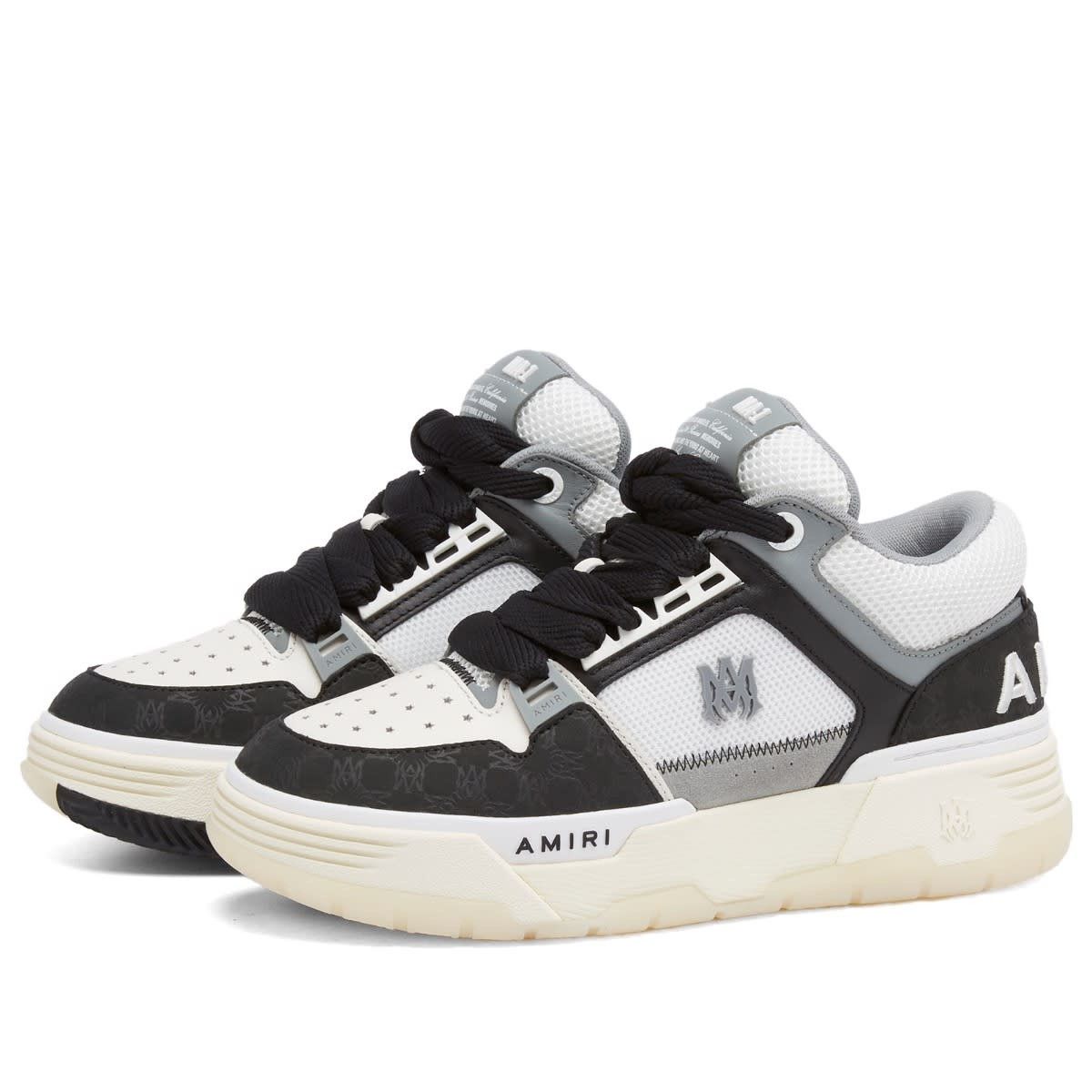 Amiri o1orln0426 MA-1 Quad Debossed Nubuck Sneakers in Multicolor Size US 10 / EU 43 - 2 Thumbnail