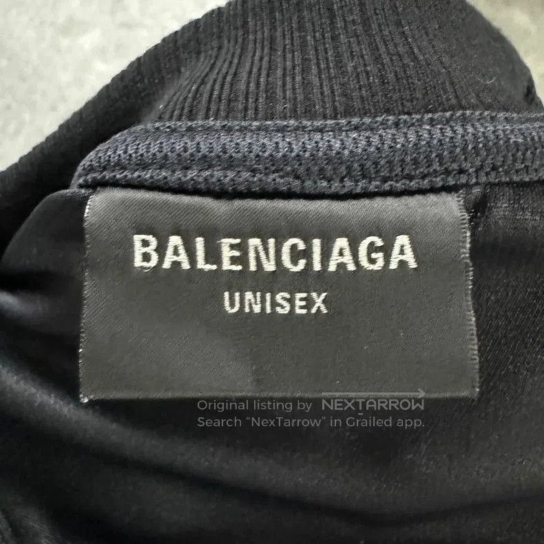 Balenciaga Balenciaga Black Graphic Long Sleeve T-shirt. Size US L / EU 52-54 / 3 - 2 Thumbnail