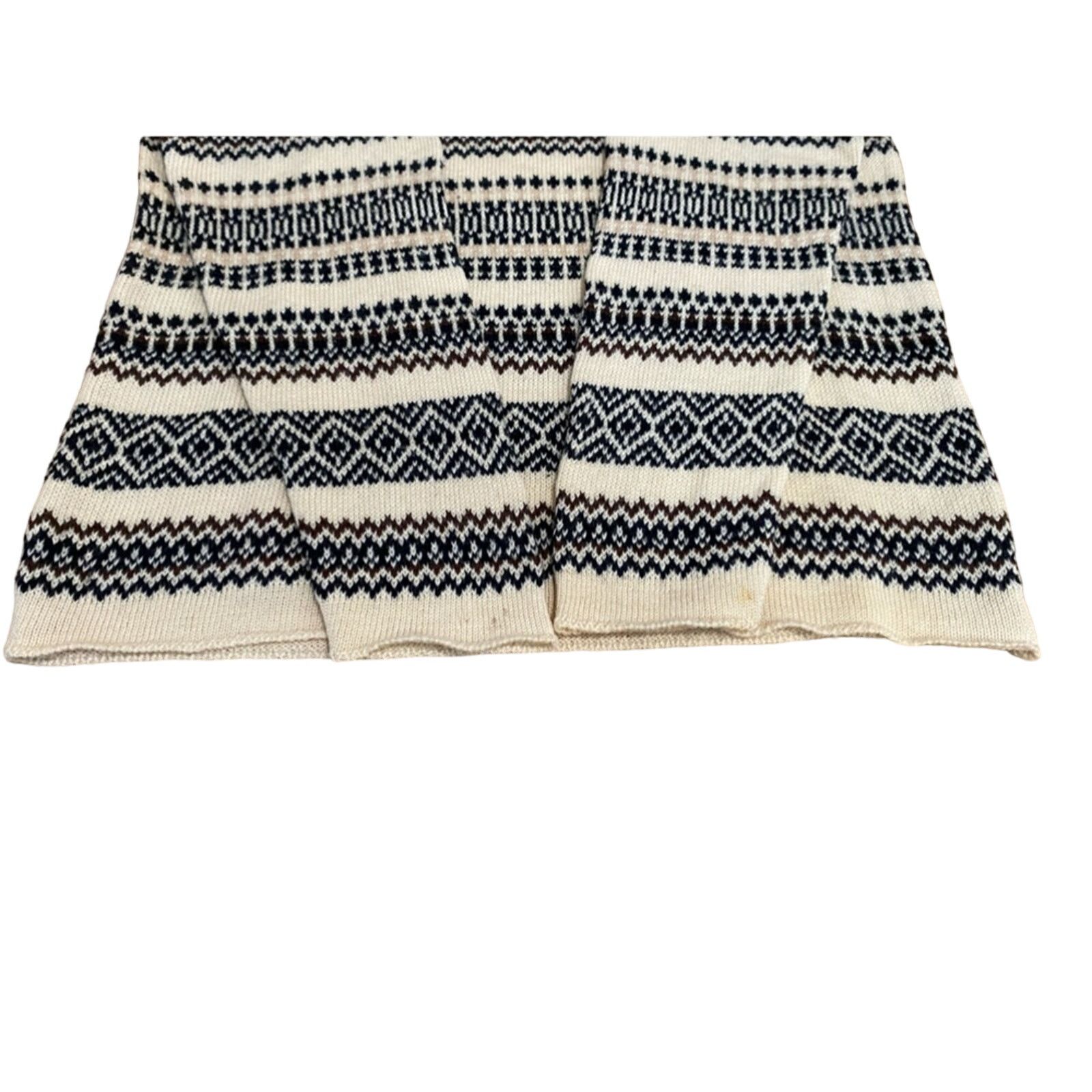 Anthropologie Anthropologie Hooded Sweater Med Wool Nordic Cabincore Boho Size M / US 6-8 / IT 42-44 - 7 Thumbnail
