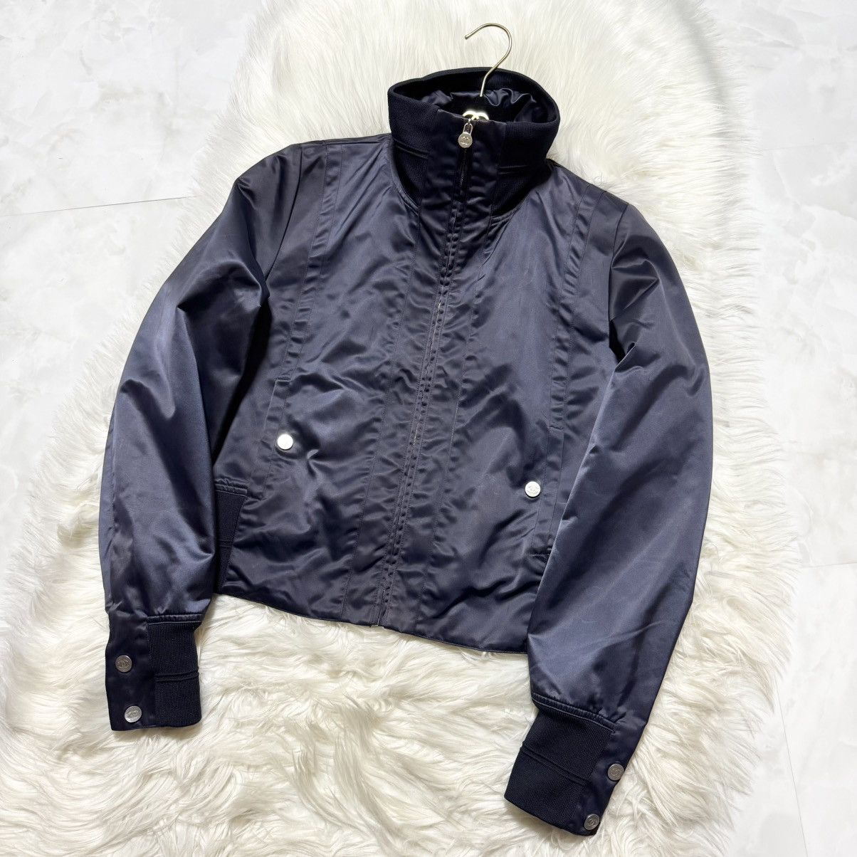 Chanel Recent Model Chanel Nylon Blouson Bomber Jacket Size XS / US 0-2 / IT 36-38 - 6 Thumbnail