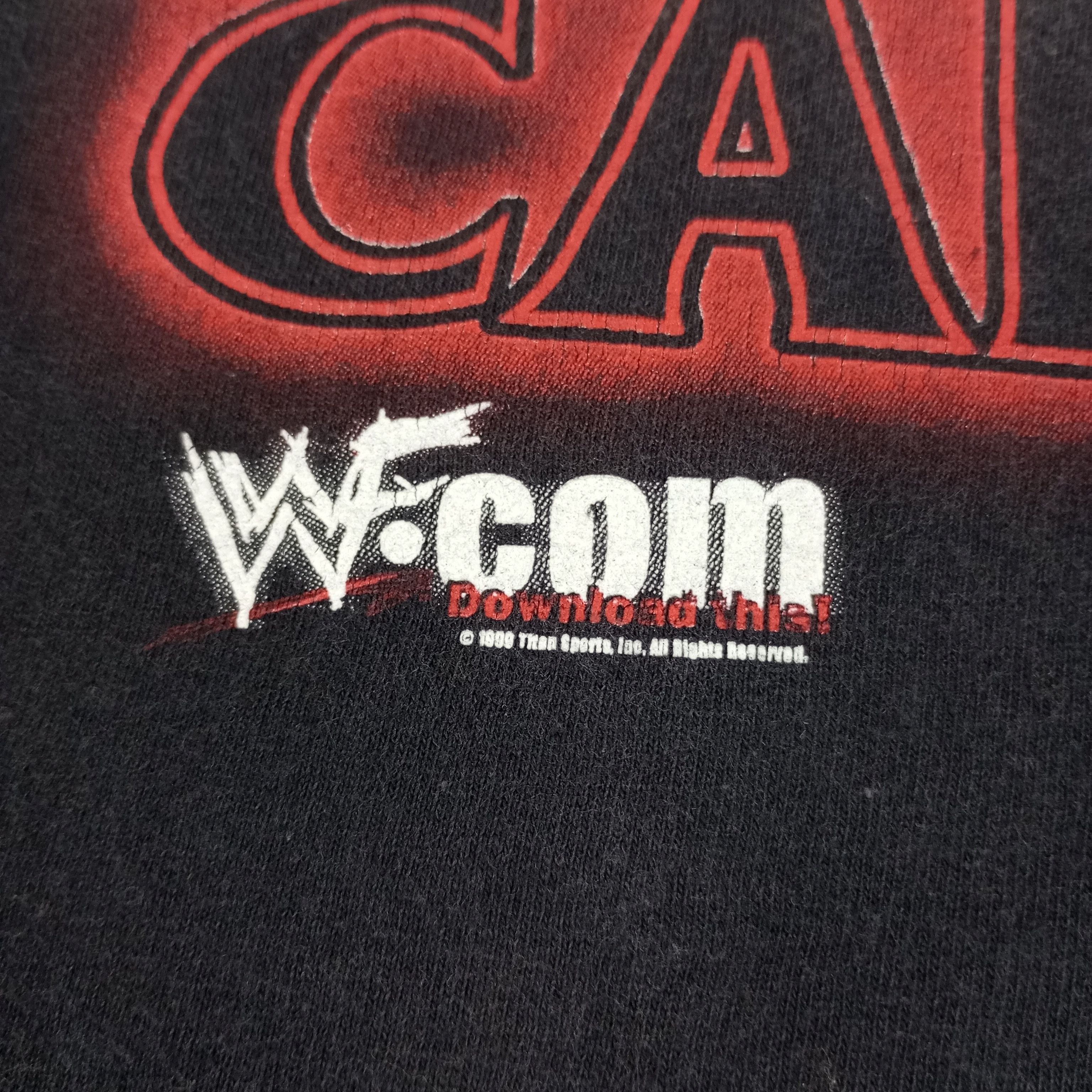 Vintage × WWE WWE The Rock Vintage Tshirt Size US L / EU 52-54 / 3 - 4 Thumbnail