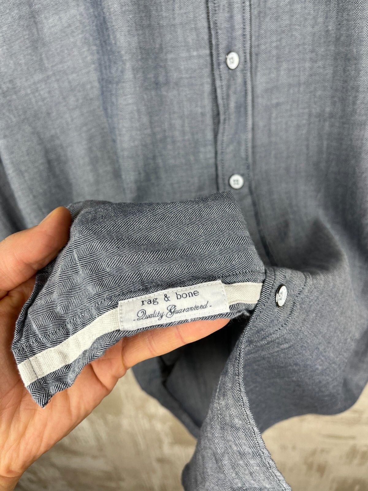 Rag & Bone Rag & Bone New York Cotton Long Sleeve Shirt Button Down Size US M / EU 48-50 / 2 - 7 Thumbnail