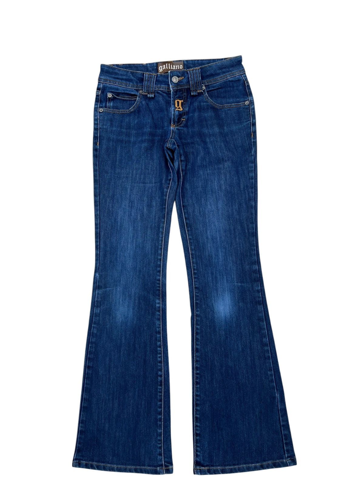 John Galliano Vintage John Galliano Stretch Denim Bootcut Jeans Size US 28 / EU 44 - 1 Thumbnail