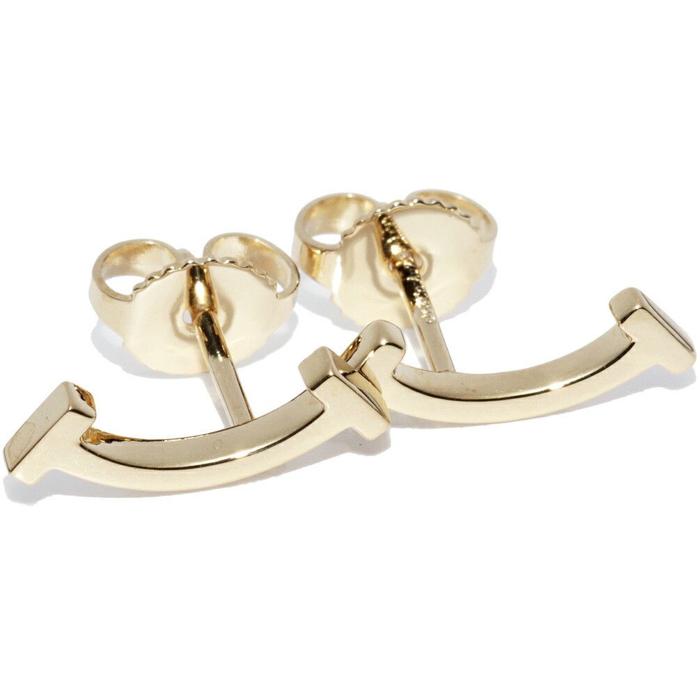 Tiffany & Co. Tiffany & Co. Tiffany & Co. T Smile Au750 Earrings Precious Metal Earrings DUTY FREE for USA Size ONE SIZE - 1 Thumbnail