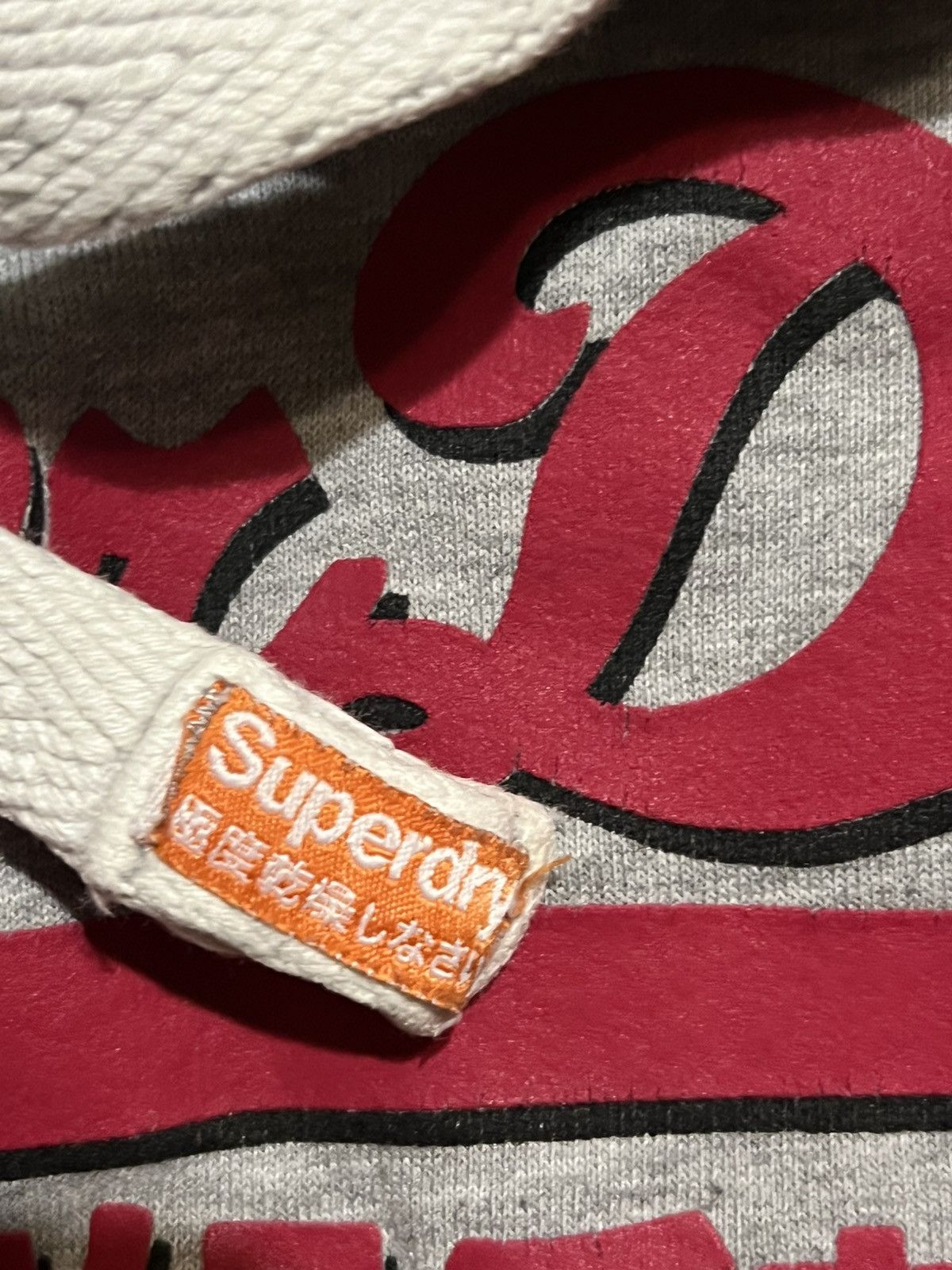 Vintage CRAZY Vintage SuperDry Hoodie - Archive Y2K Drip Y2K Grey L Size US L / EU 52-54 / 3 - 7 Thumbnail