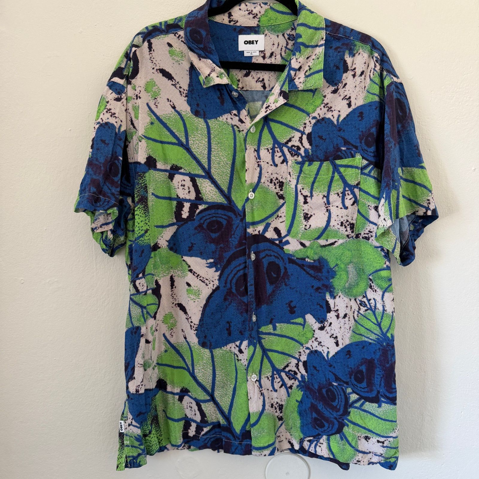 Obey Obey Mens Graphic Shirt Size US XL / EU 56 / 4 - 1 Thumbnail