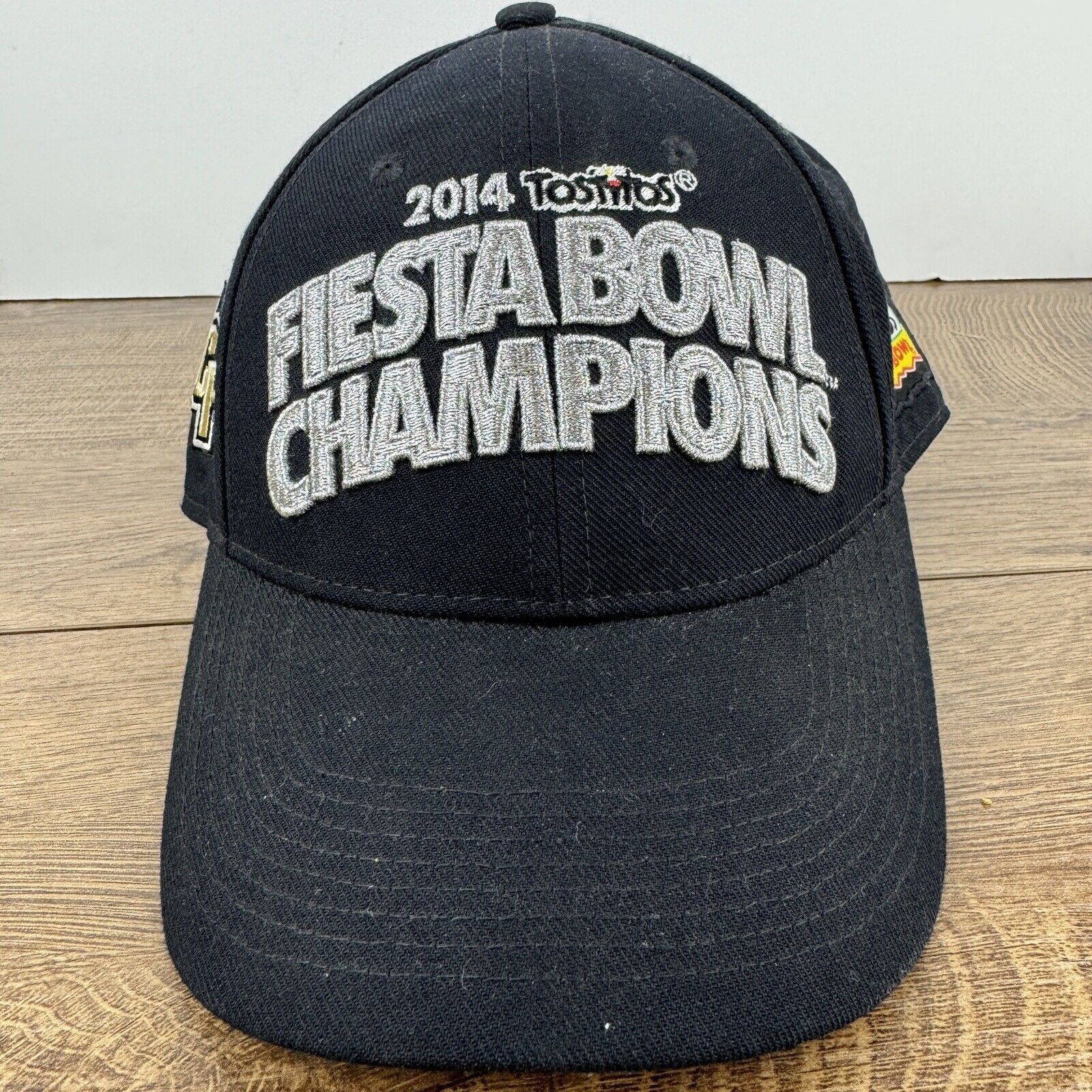Nike UCF Knights Hat Fiesta Bowl Champions Black Hat Adjustable A Size ONE SIZE - 2 Thumbnail