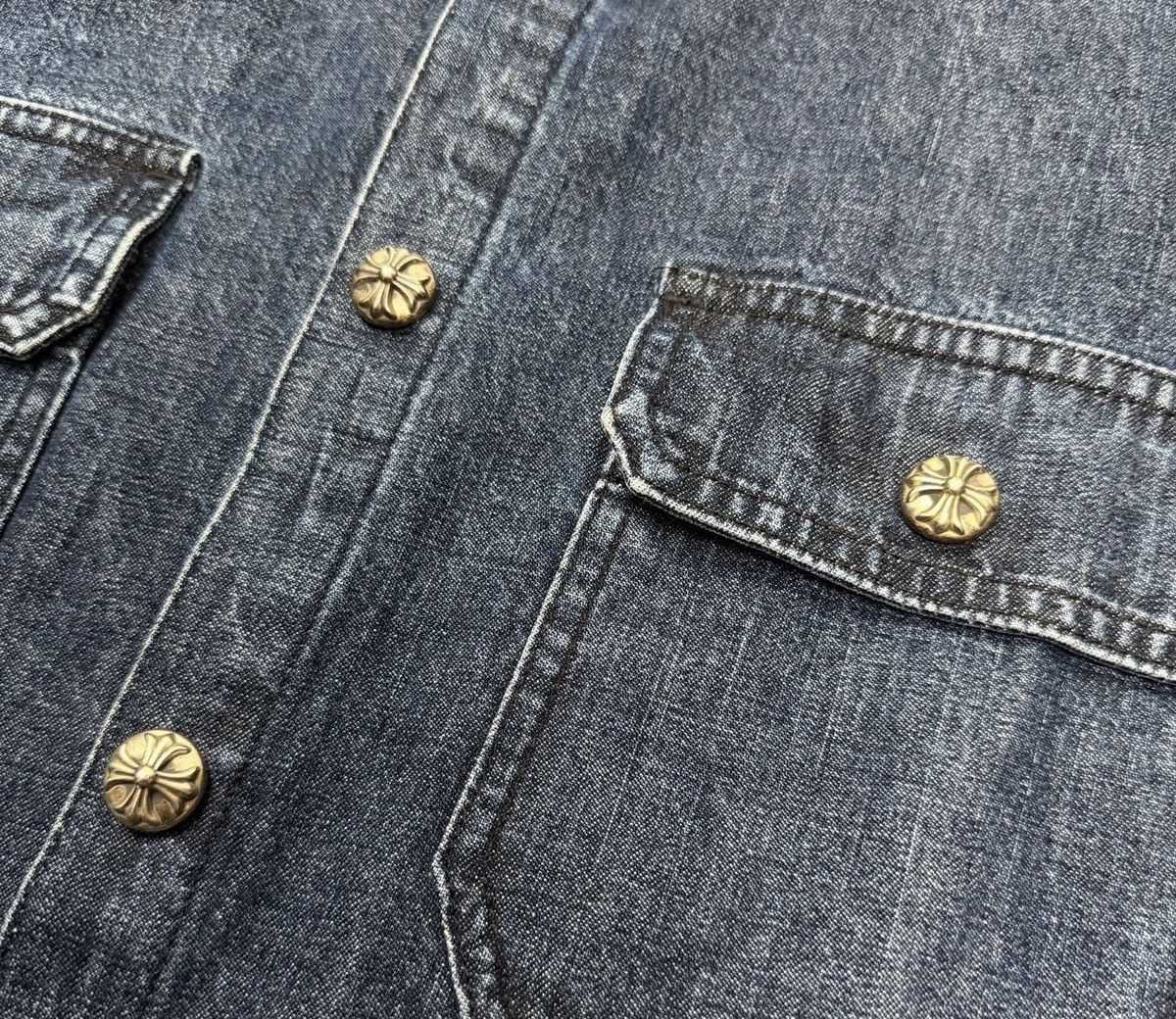 Chrome Hearts Chrome Hearts M Work Dog Blue Denim Shirt Jacket Size US M / EU 48-50 / 2 - 3 Thumbnail