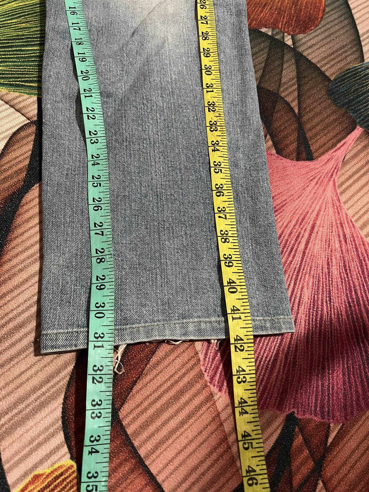 Edwin × If Six Was Nine 💥Baggy💥Vintage 90’s Edwin Distressed Jeans Light Wash Size US 31 - 15 Thumbnail