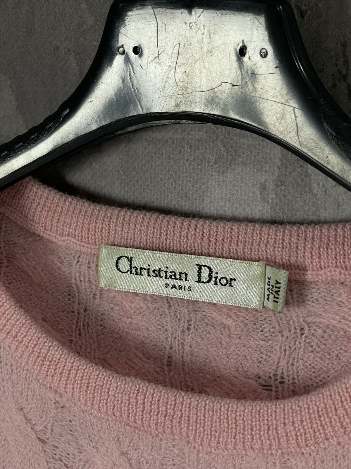 Christian Dior Monsieur × Designer Christian Dior Wool Knitwear Archival Pink Sweater Size M / US 6-8 / IT 42-44 - 7 Thumbnail