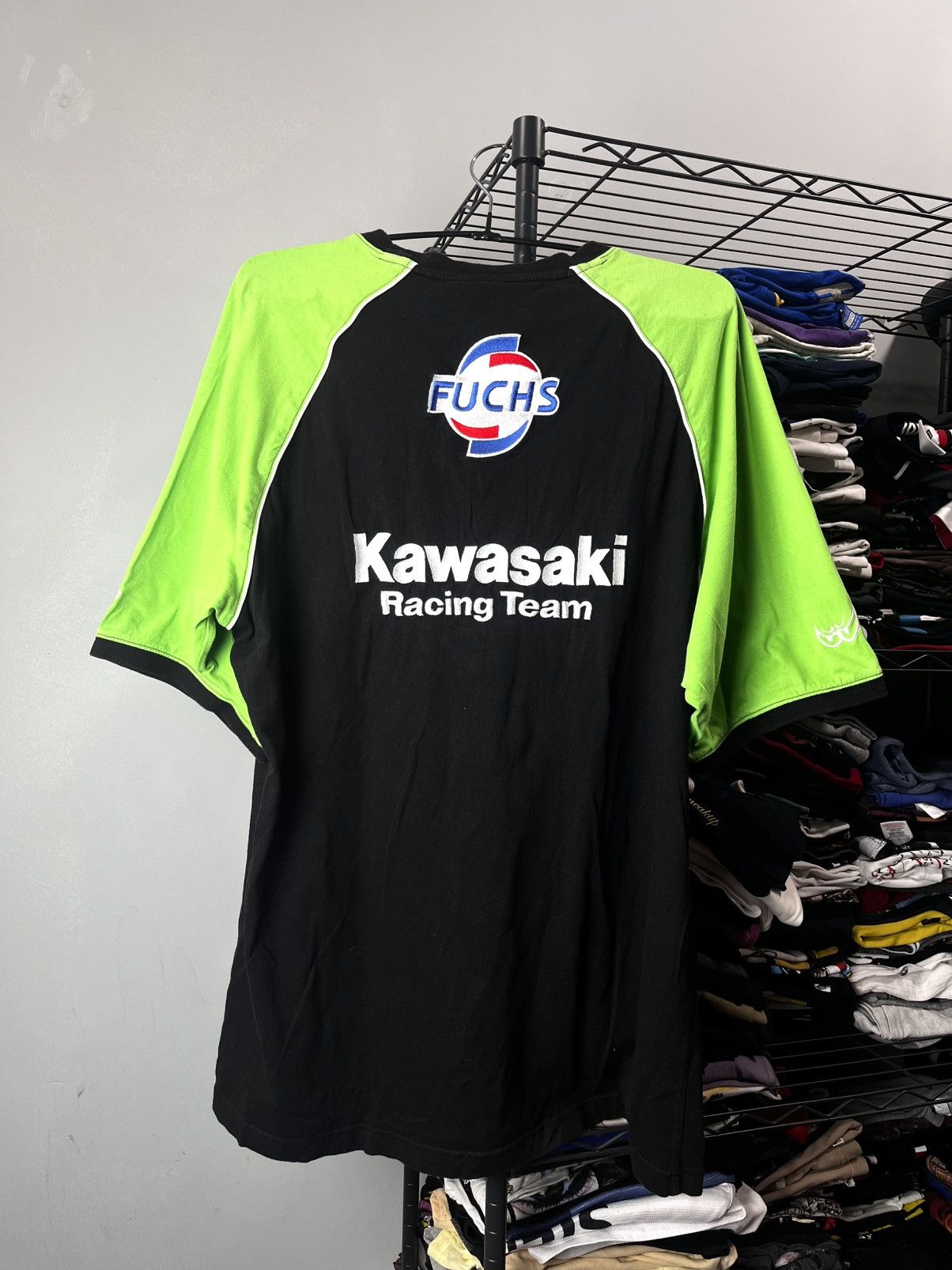 Vintage Vintage Kawasaki Moto GP Racing Team T Shirt Ducati yamaha Size US L / EU 52-54 / 3 - 1 Thumbnail