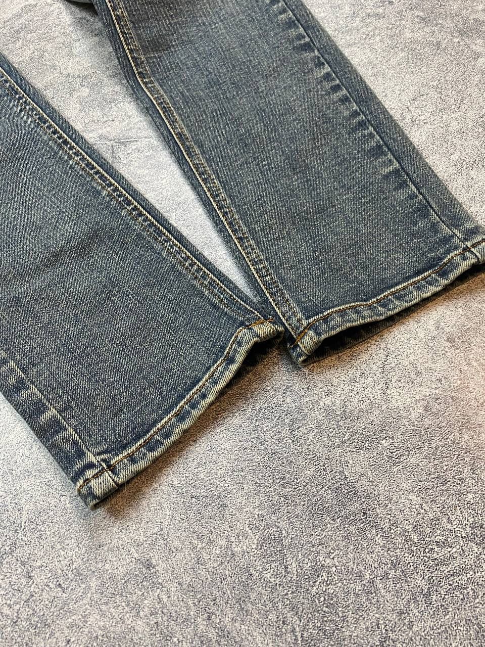 Eleventy ELEVENTY Platinum 5 pocket blue jeans with mends - Size 33 Size US 28 / EU 44 - 6 Thumbnail