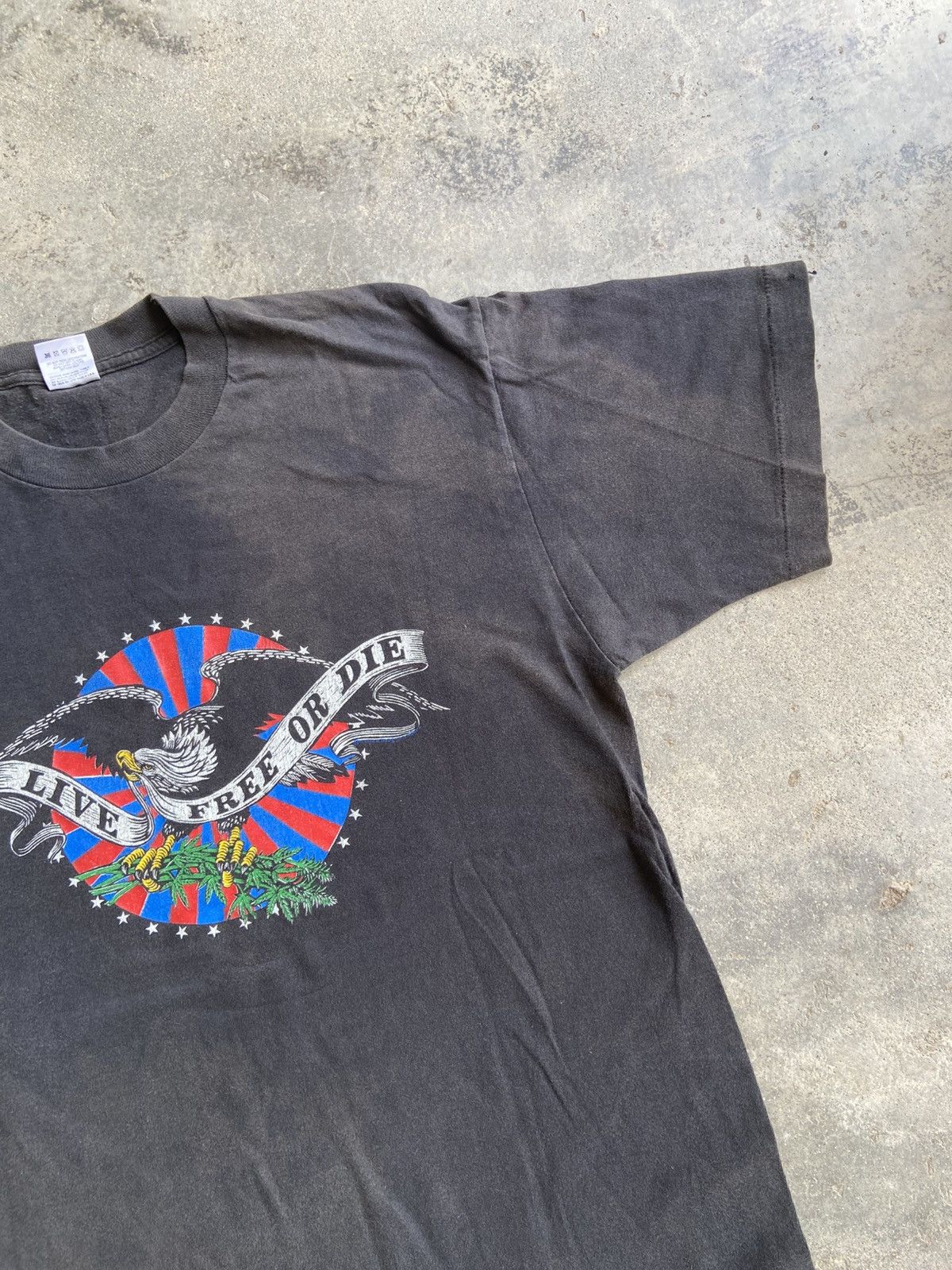 Vintage VINTAGE 90s LIVE FREE OR DIE Size US XL / EU 56 / 4 - 3 Thumbnail