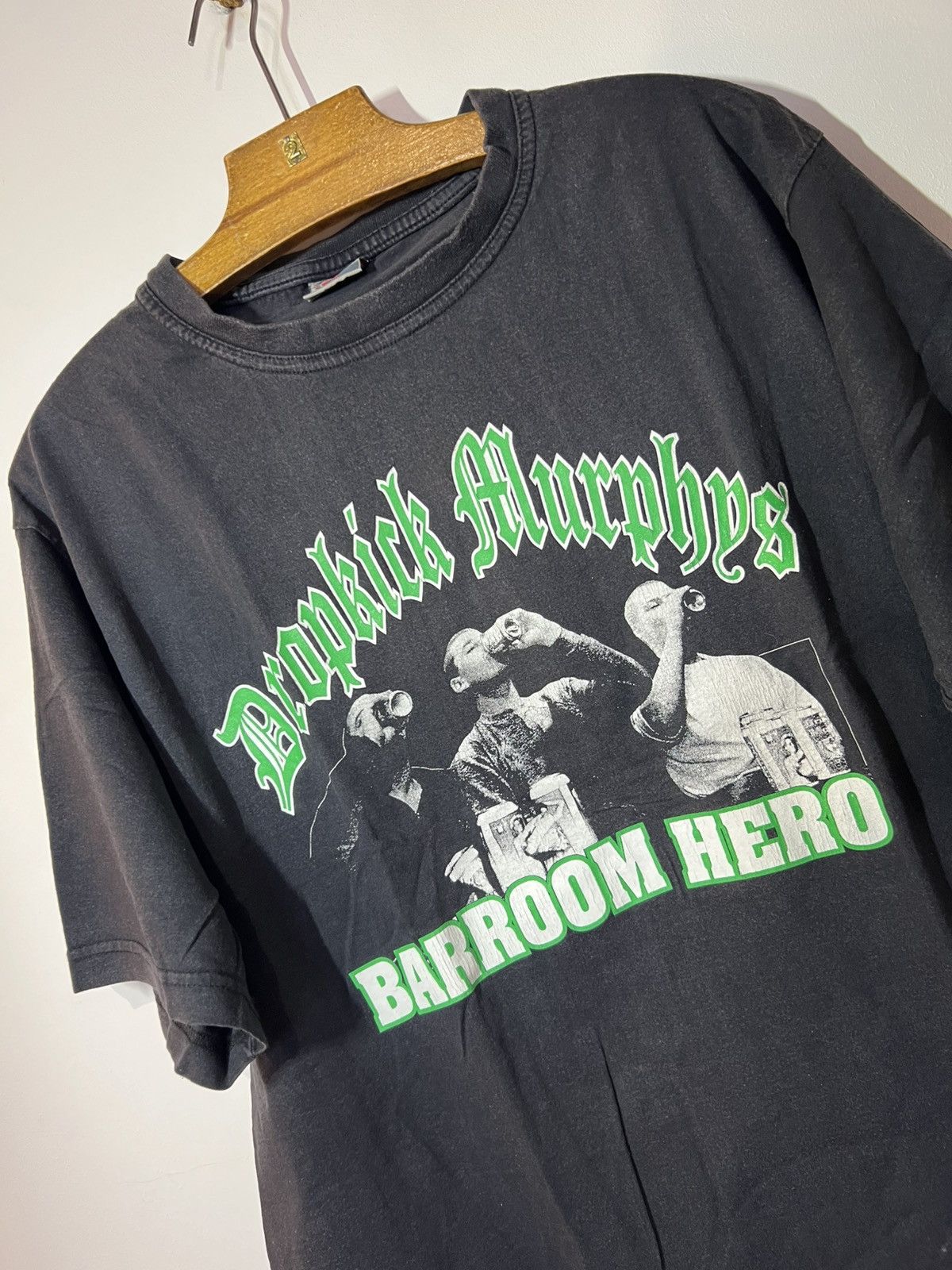 Band Tees Vintage Dropkick Murphys shirt bar hero 90s Size US L / EU 52-54 / 3 - 2 Thumbnail