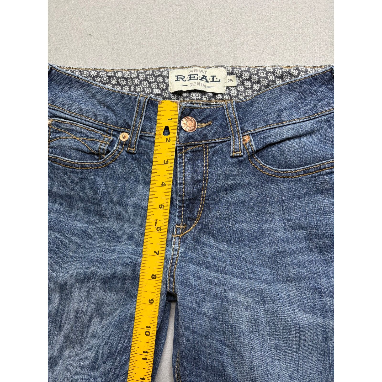 Ariat Ariat REAL Denim Women’s Bootcut Western Jeans 29L Size 29" - 7 Thumbnail