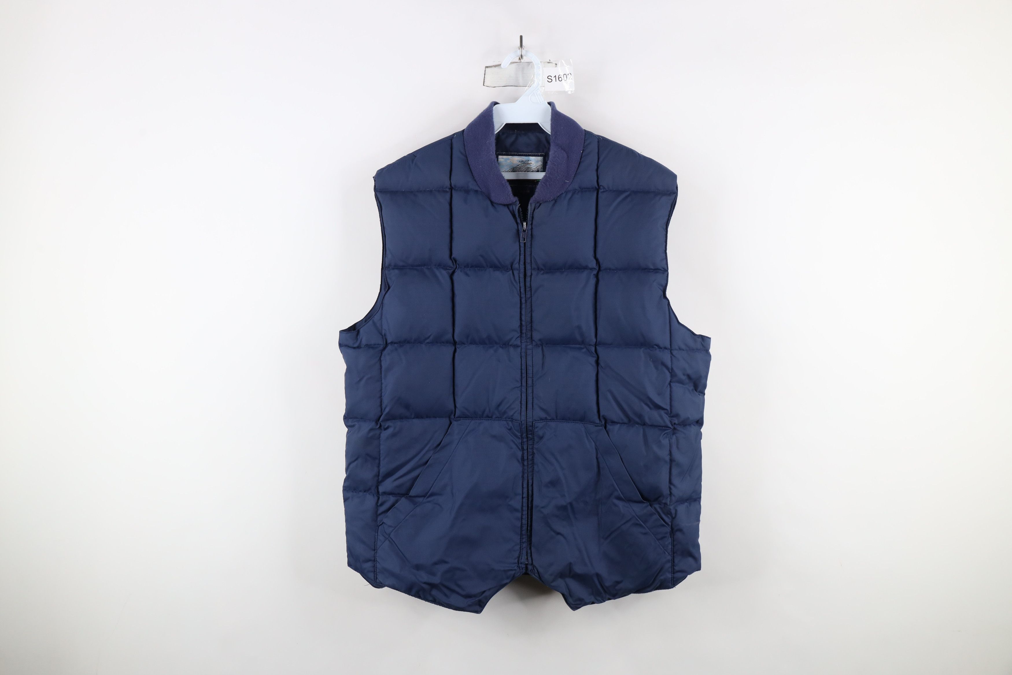Vintage Vintage 70s 80s Streetwear Duck Down Puffer Vest Jacket Size US L / EU 52-54 / 3 - 1 Thumbnail