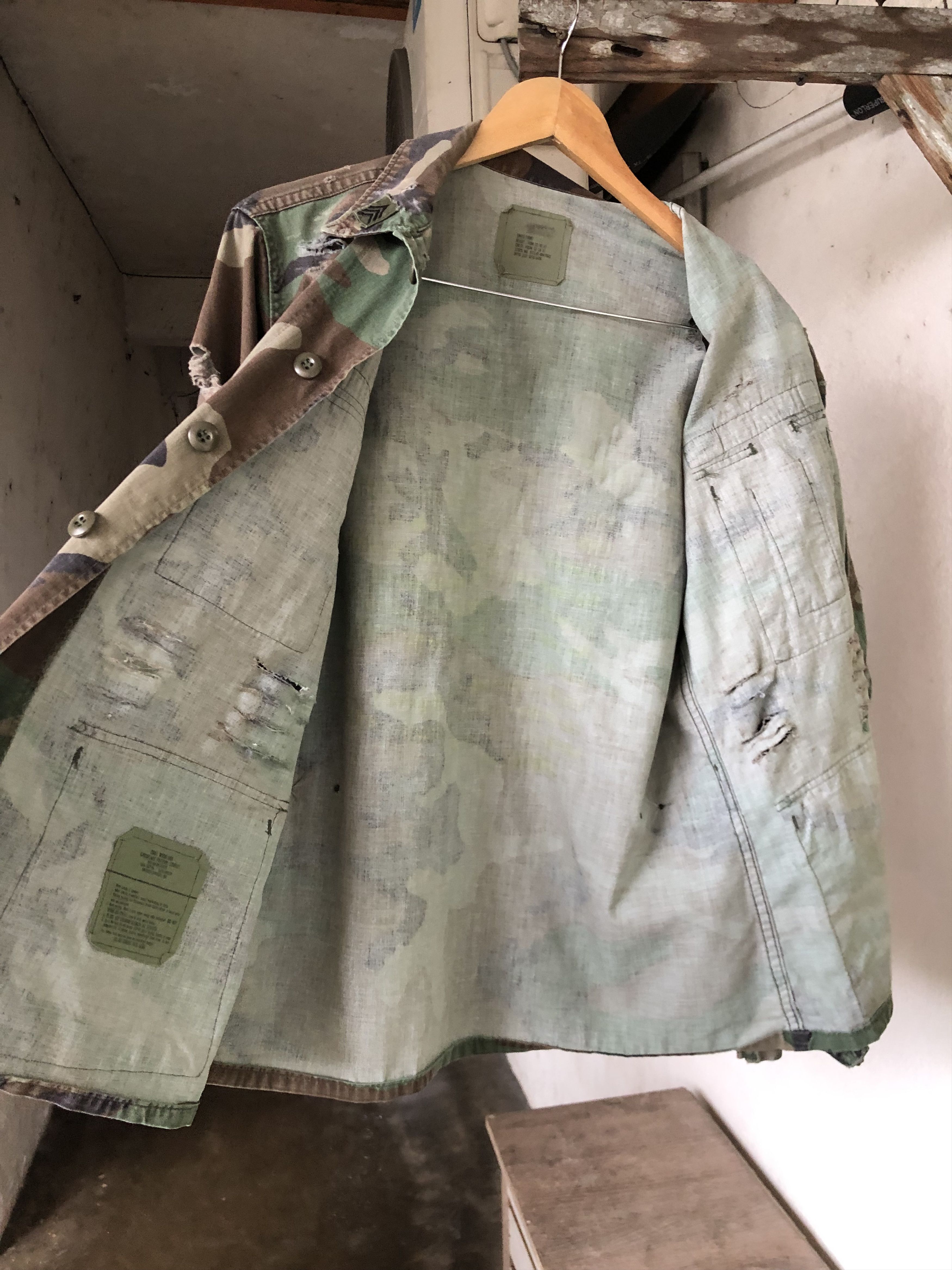Vintage Vintage Us Army x Orion Band Distressed Army Jacket Size US M / EU 48-50 / 2 - 14 Thumbnail