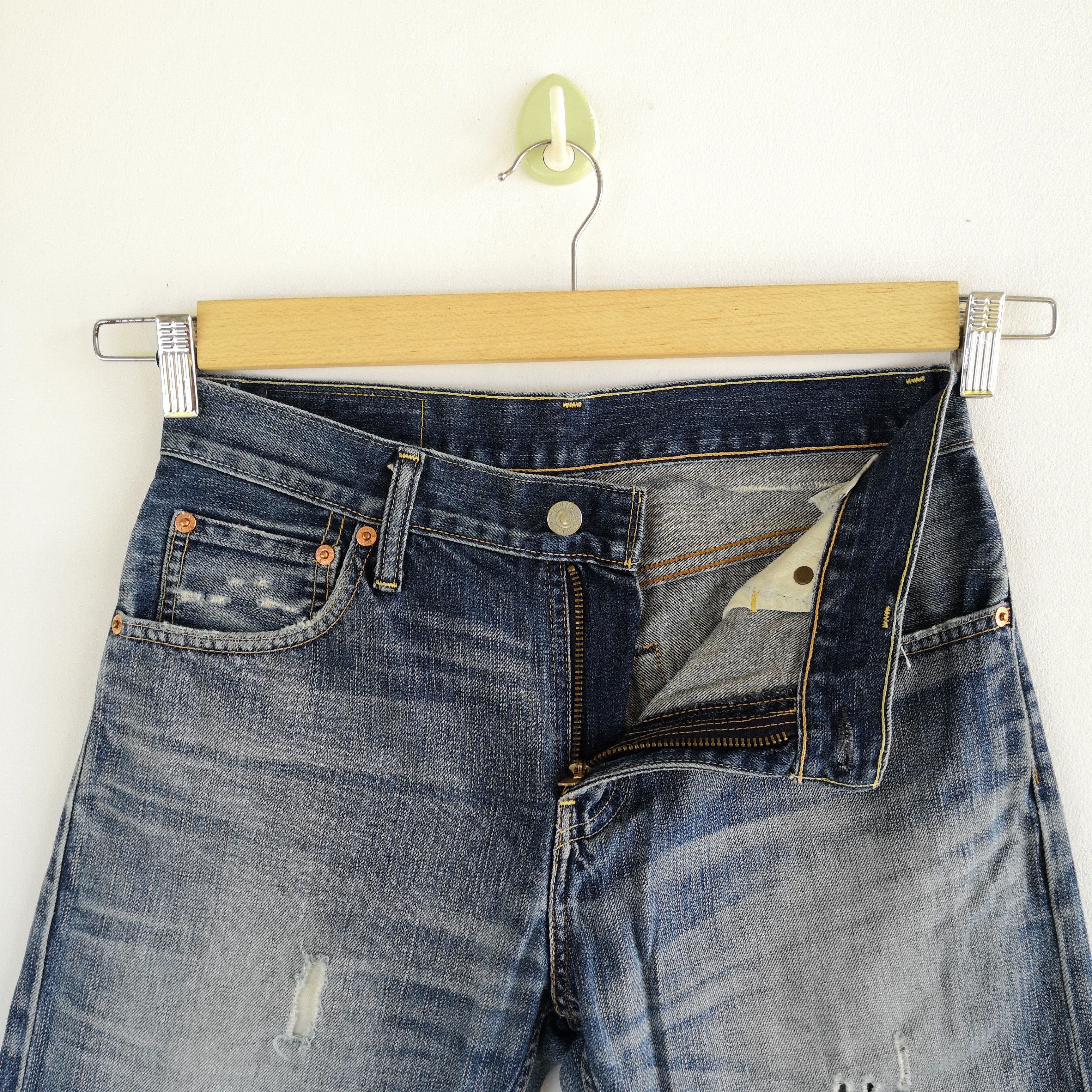 Levi's Vintage Levis Jeans Levi's 505 Distressed Denim Pants Size 28" / US 6 / IT 42 - 5 Thumbnail