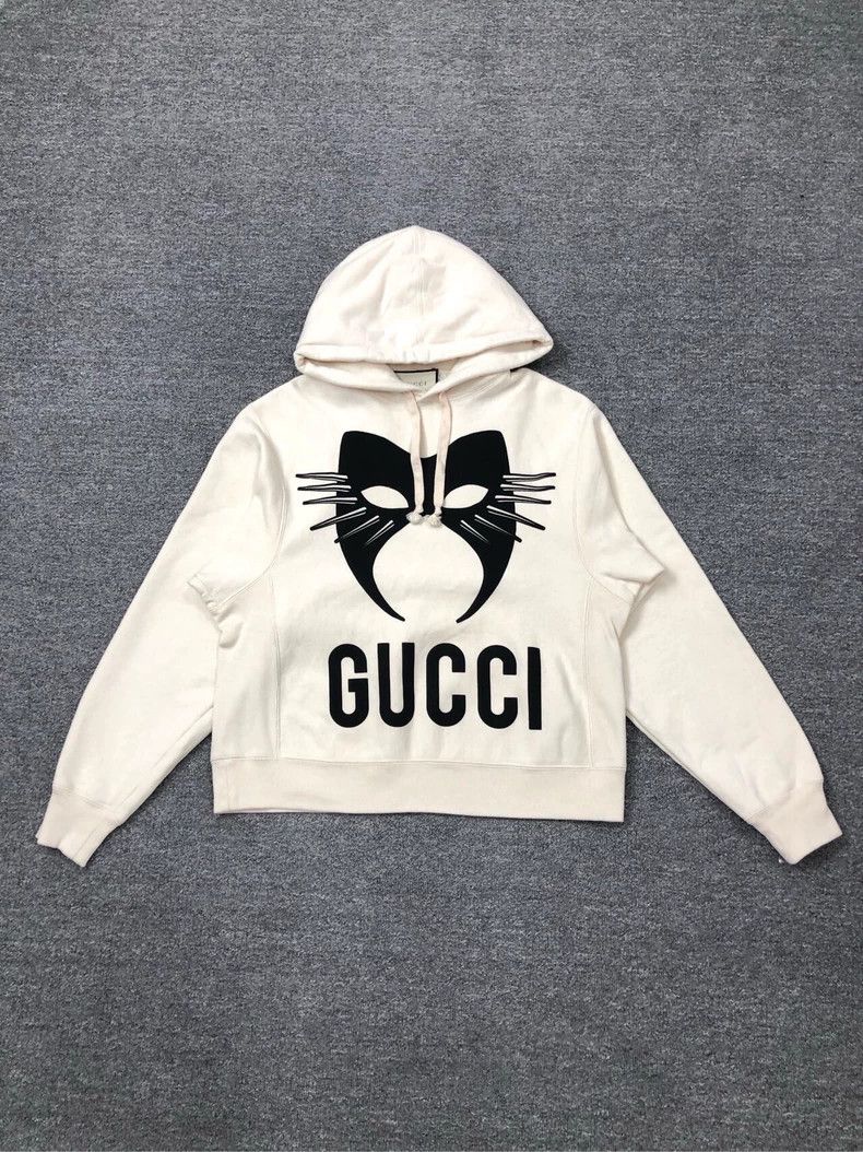 Gucci GucciHooded sweatshirt with masked cat pattern Size US XS / EU 42 / 0 - 1 Thumbnail