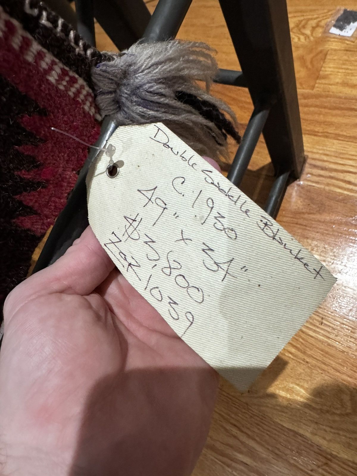 Other 1930c Navajo Saddle Blanket Size ONE SIZE - 3 Thumbnail