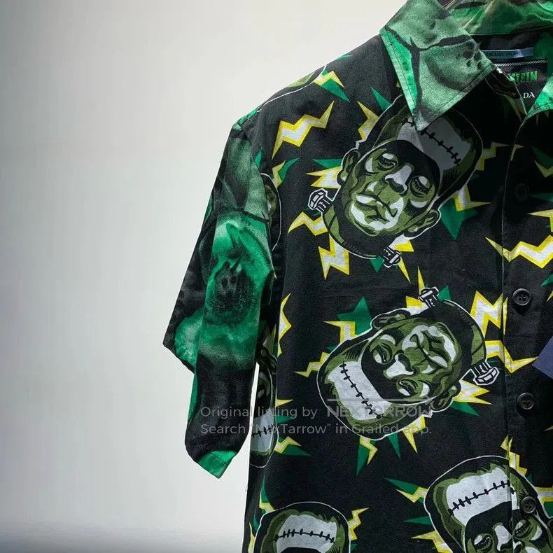 Prada Frankenstein Print Shirt.
