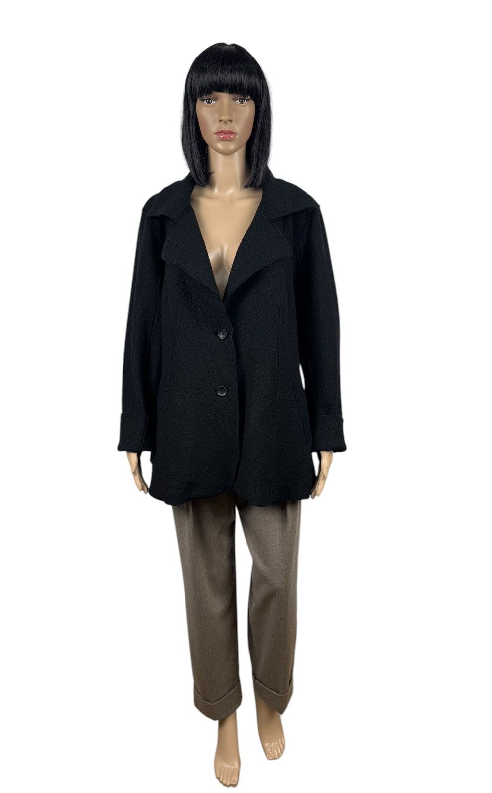 OSKA Oska Boiled Wool Coat Avant Garde size 4 Size L / US 10 / IT 46 - 2 Thumbnail