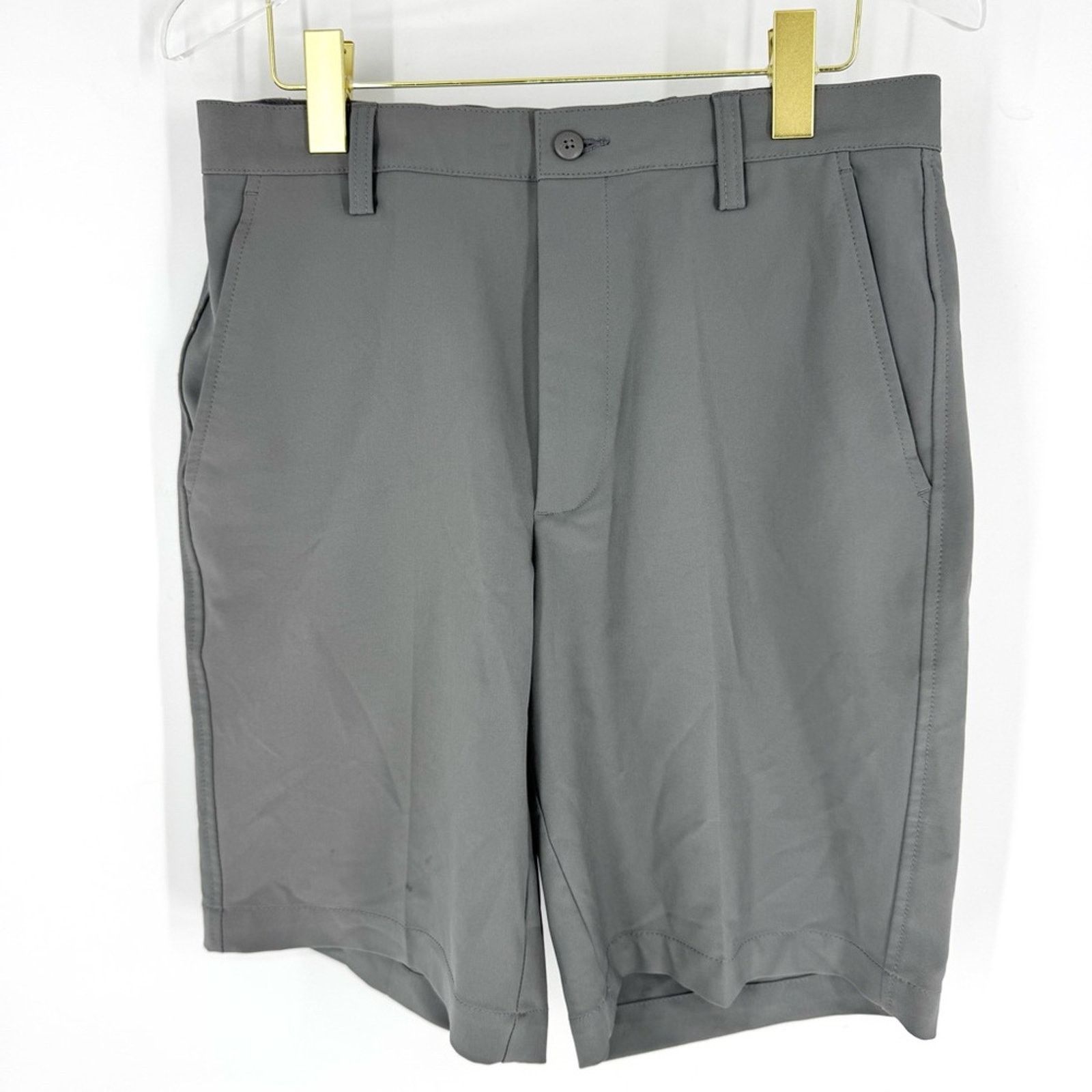Footjoy FootJoy Men's Performance Golf Shorts Gray 9" Inseam Size 30 Size US 30 / EU 46 - 1 Thumbnail