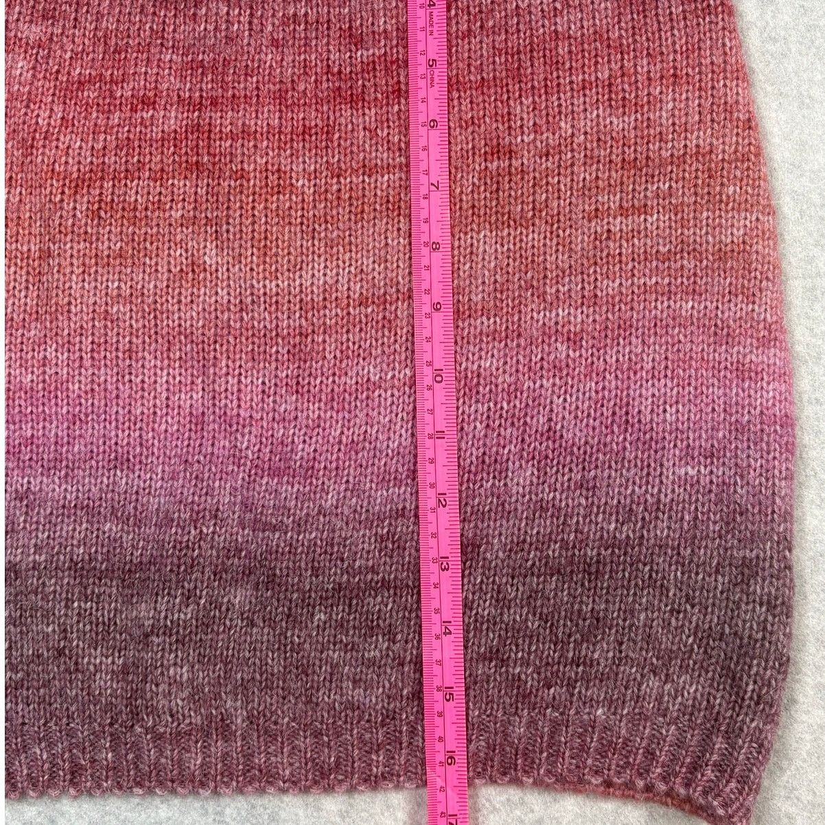 PRINCESS POLLY Princess Polly Pink Ombre Knit Mini Skirt Soft Cozych #0522 Size 32" / US 10 / IT 46 - 5 Thumbnail