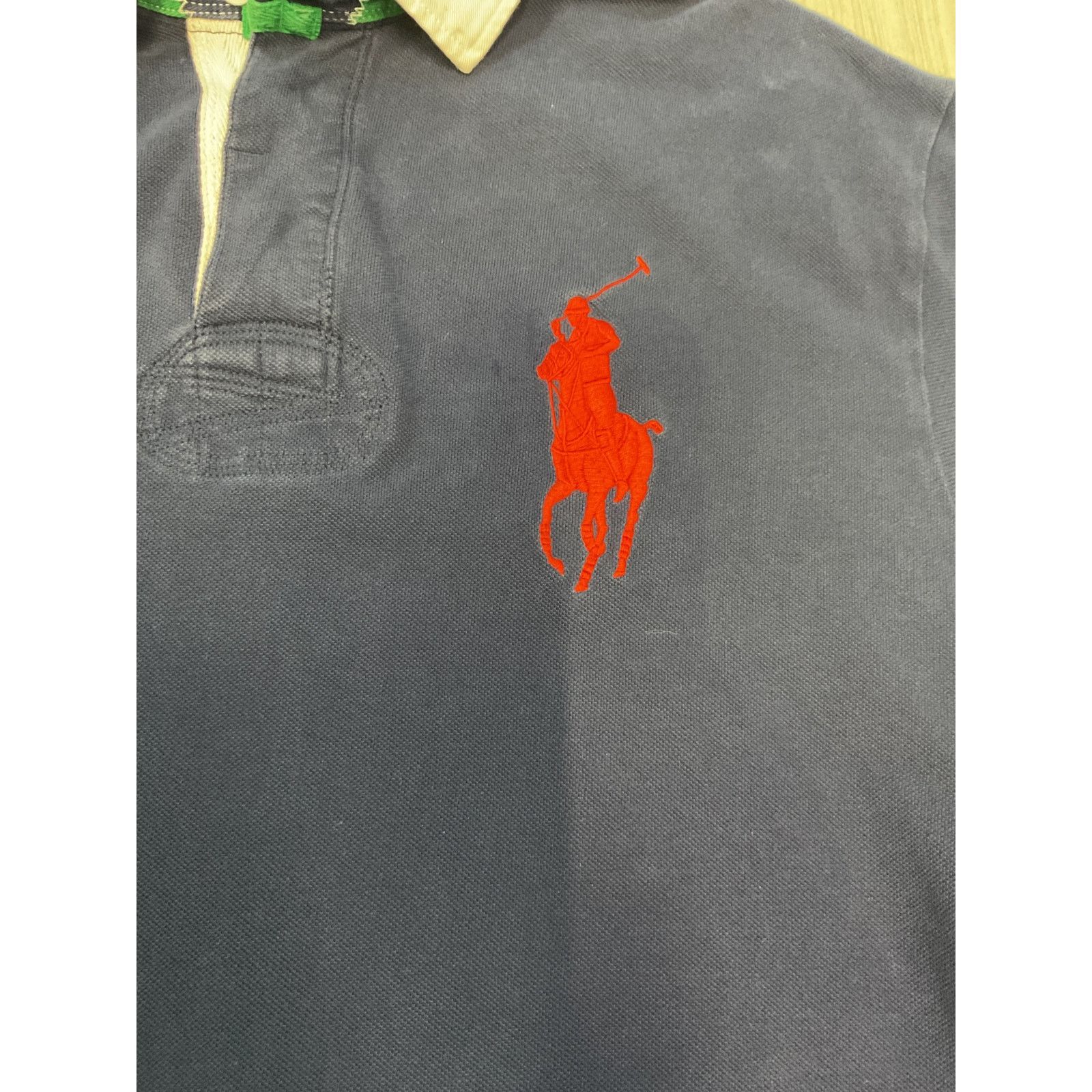 Polo Ralph Lauren Vintage Polo Ralph Lauren Rugby Shirt Size US XL / EU 56 / 4 - 4 Thumbnail