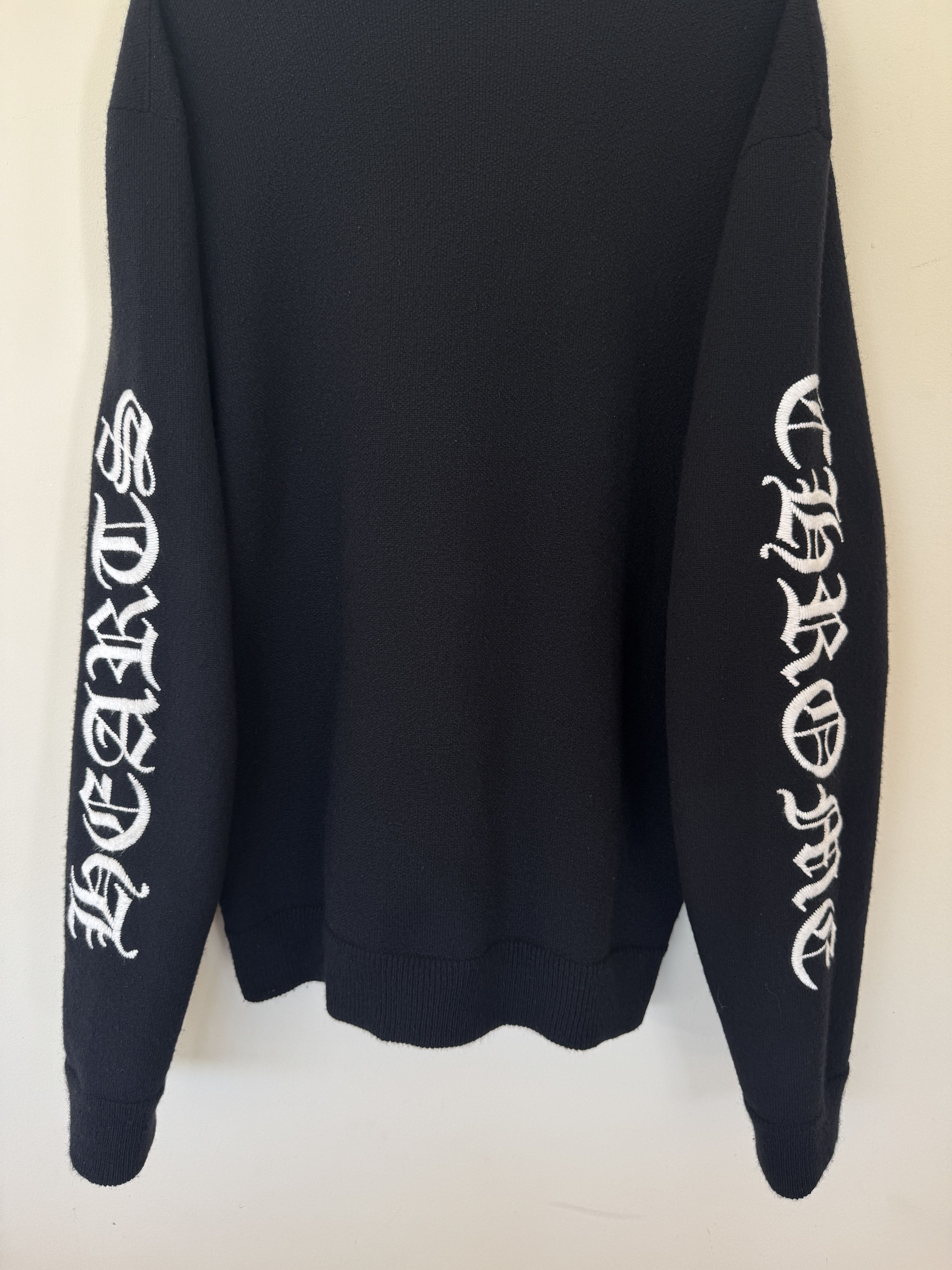 Chrome Hearts Chrome Hearts Embroidered Cashmere Sweater Size US L / EU 52-54 / 3 - 8 Thumbnail