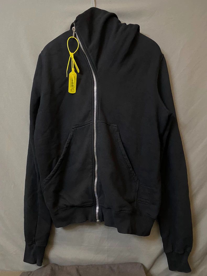 Rick Owens Rick Owens Black Hooded Zip Sweatshirt - dmc Size US L / EU 52-54 / 3 - 1 Thumbnail