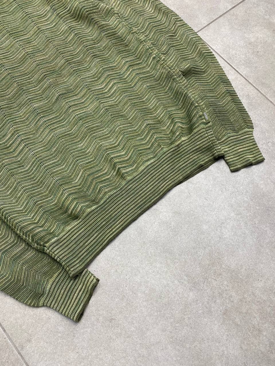 Armani Collezioni Armani Collezioni V-Neck Missoni Style Knit Sweater Size US M / EU 48-50 / 2 - 6 Thumbnail