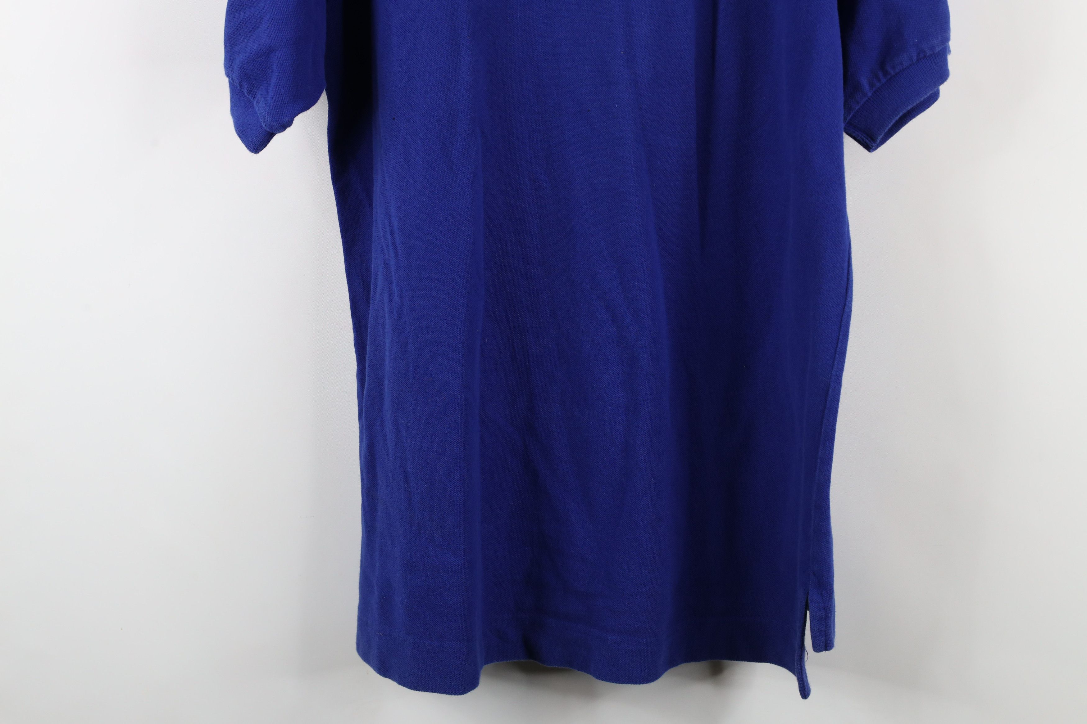 Nautica × Vintage Vintage 90s Nautica Out Short Sleeve Polo Shirt Blue Size US M / EU 48-50 / 2 - 14 Thumbnail