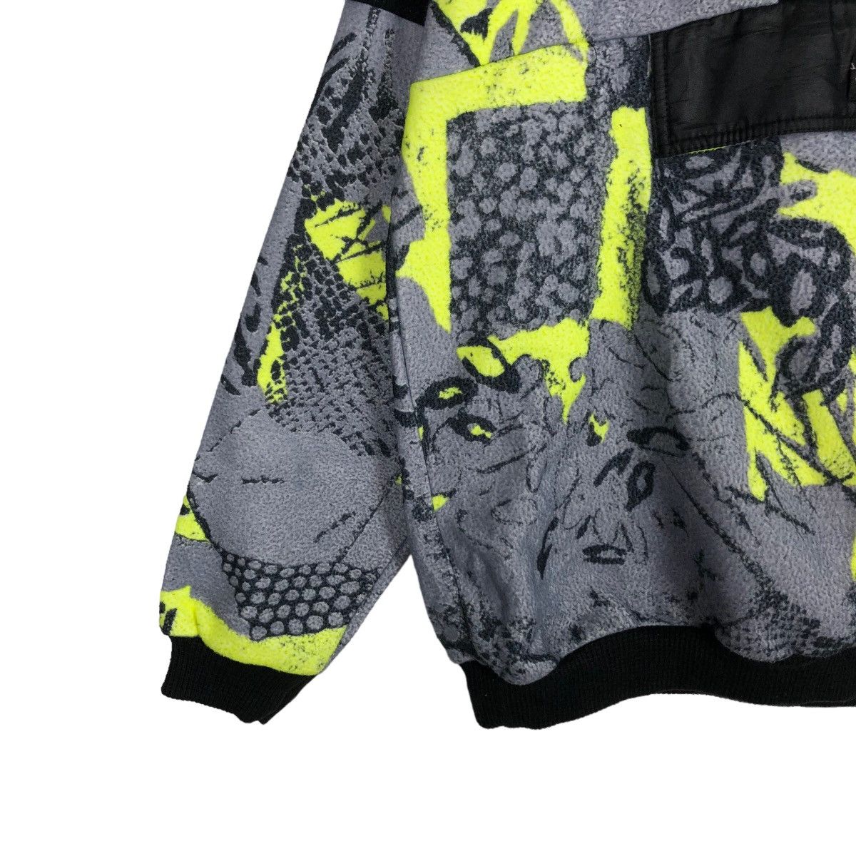 Japanese Brand VINTAGE TENTATION ANORAK FLEECE JACKET RARE DESIGN LIGHTING Size US M / EU 48-50 / 2 - 3 Thumbnail