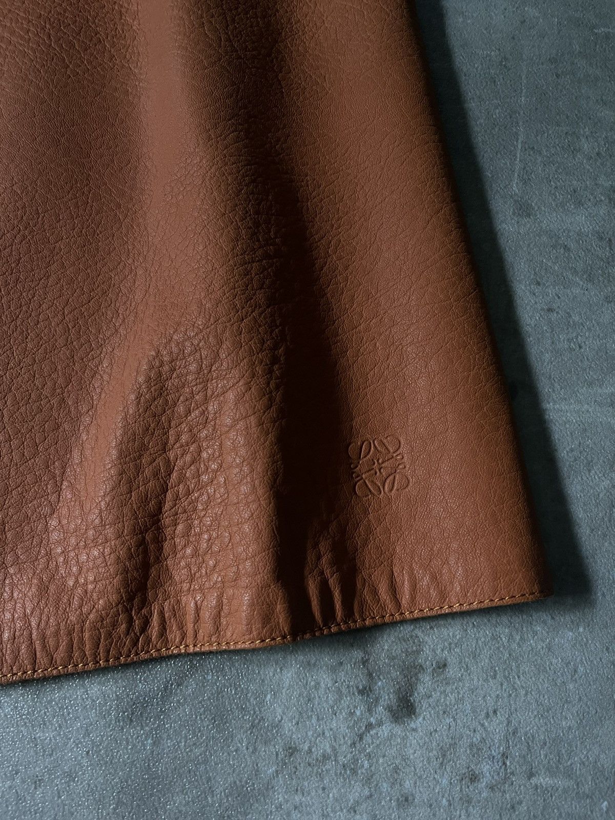 Loewe Loewe leather cropped pants orange rare Size US 30 / EU 46 - 2 Thumbnail