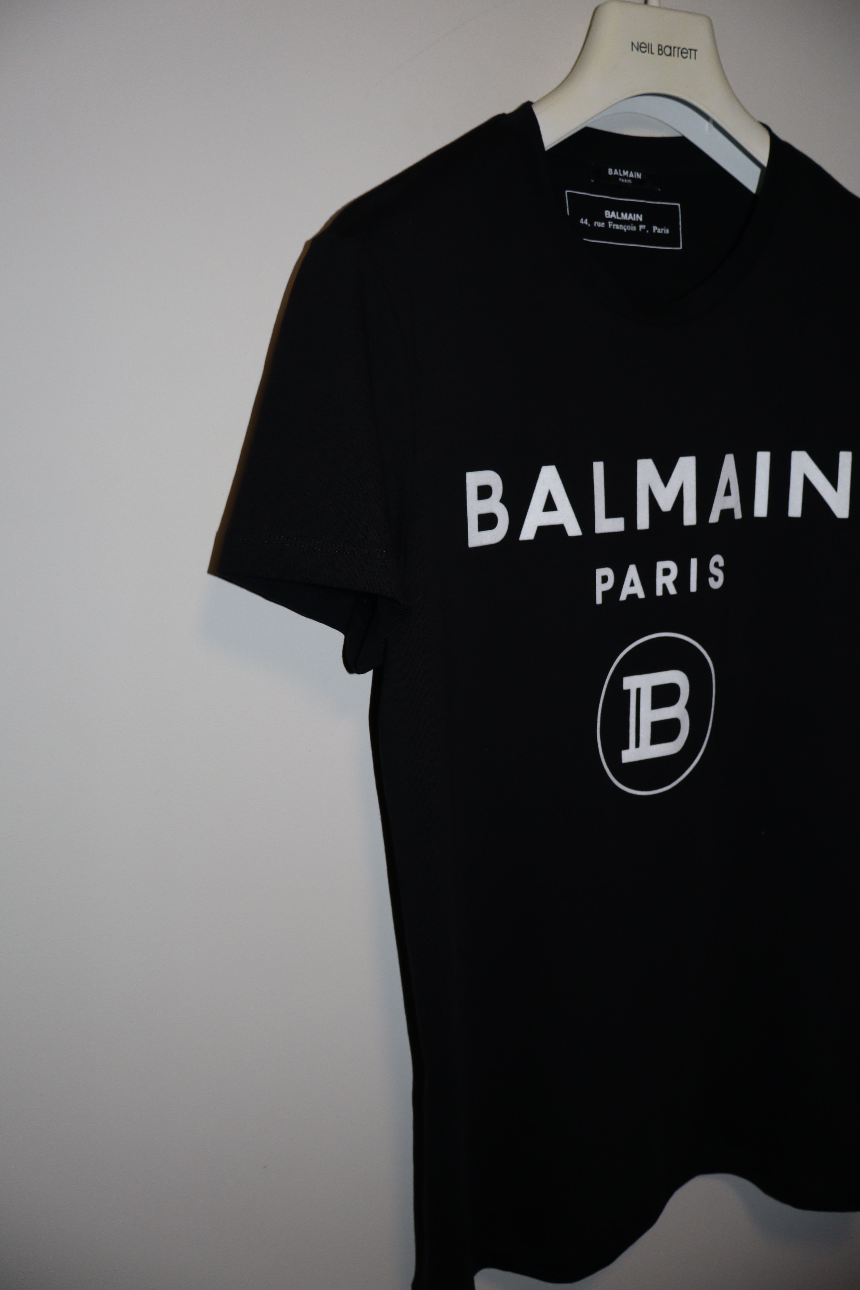 Balmain Flock logo print t-shirt Size US S / EU 44-46 / 1 - 5 Thumbnail