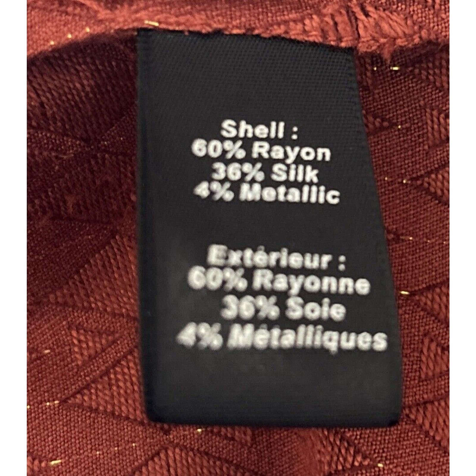 Elizabeth and James Elizabeth and James Rust Gold Pull Over Dolman Blouse S Size S / US 4 / IT 40 - 6 Thumbnail