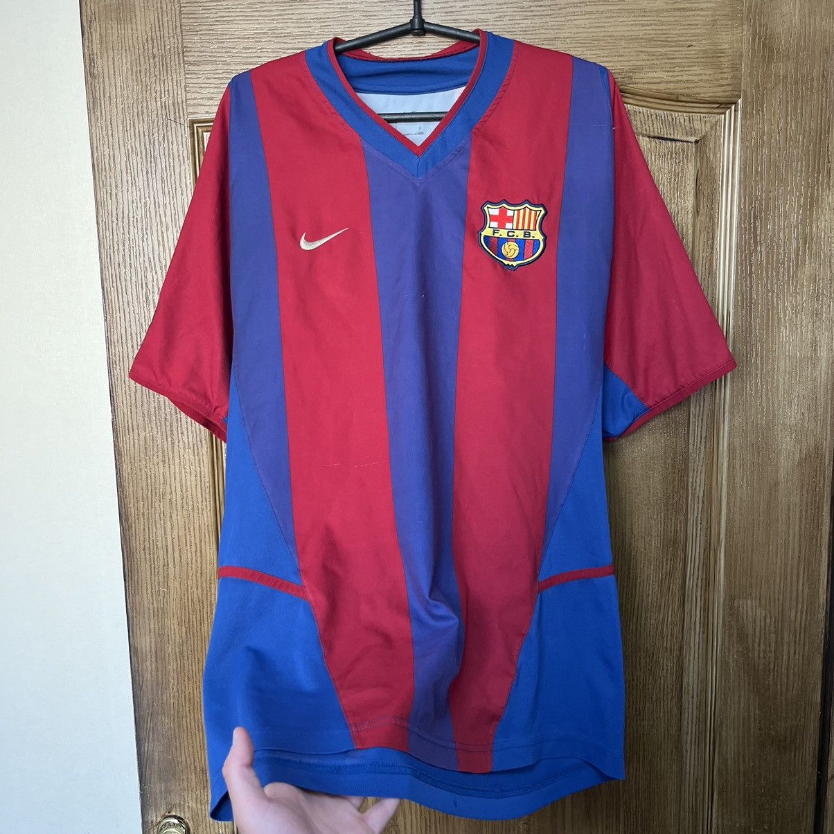 Nike Nike Barcelona vintage football jersey 90s Size US L / EU 52-54 / 3 - 2 Thumbnail