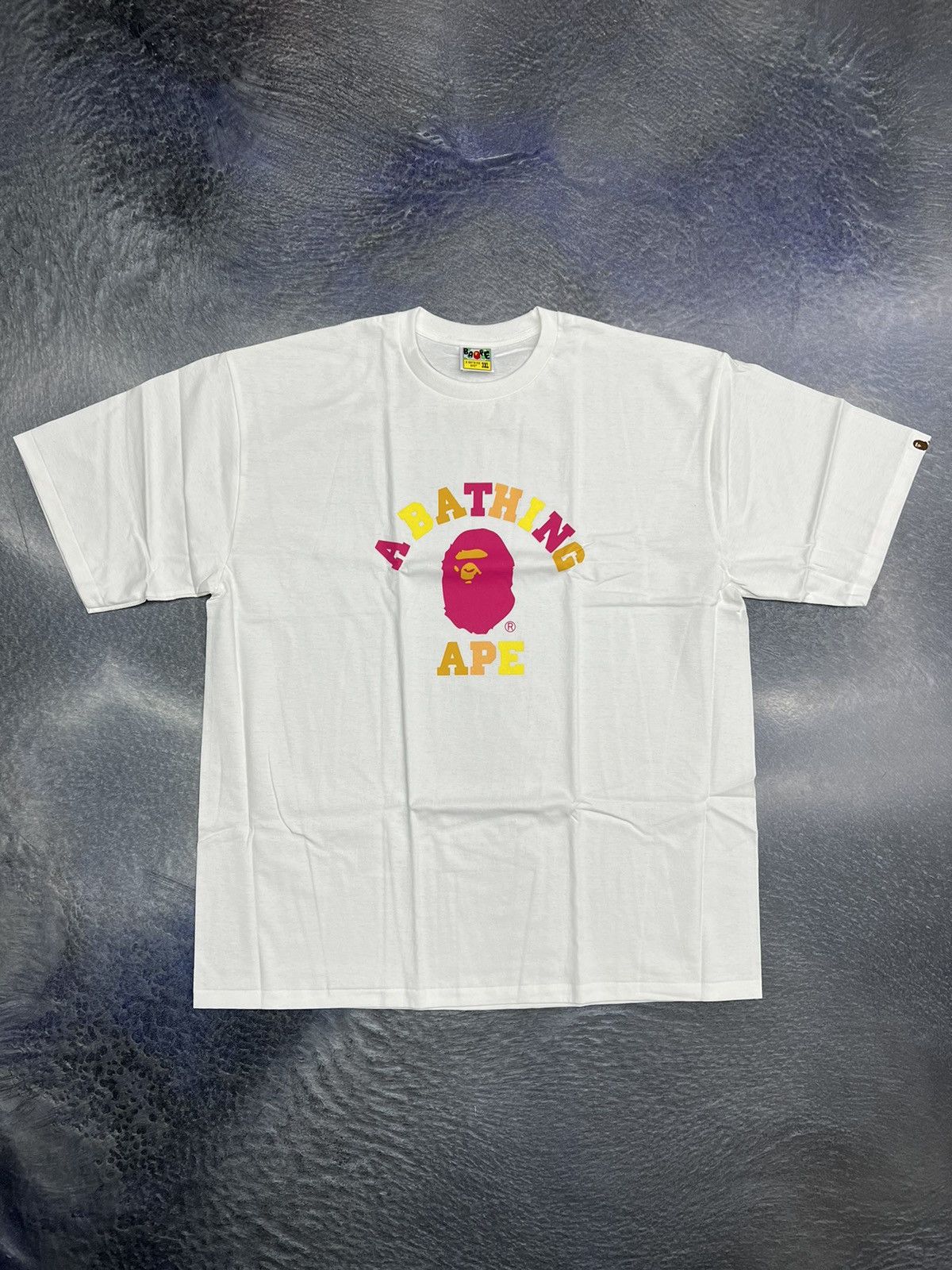 Bape Bape College Colors T-Shirt (3XL) Size US XXL / EU 58 / 5 - 1 Thumbnail
