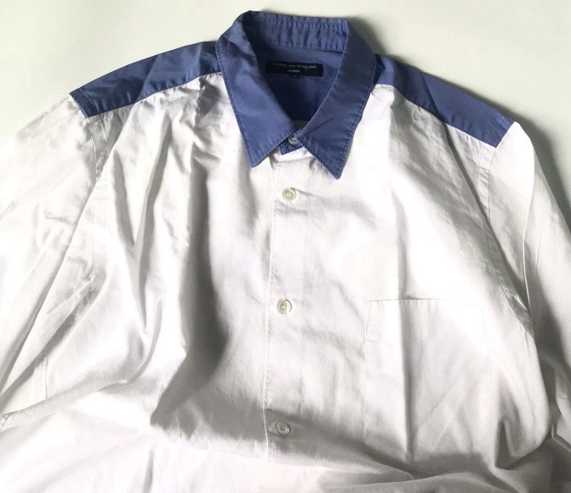 Comme des Garcons Cdg homme two tone button up shirt Size US M / EU 48-50 / 2 - 3 Thumbnail