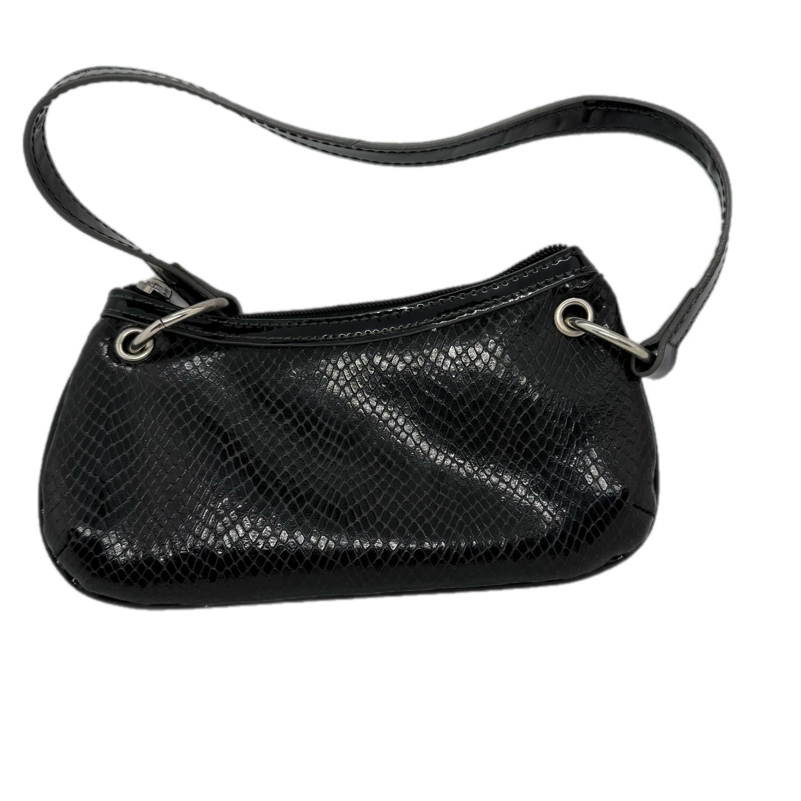 XOXO Stylish XOXO Black Handbag with Silver Accents Size ONE SIZE - 2 Thumbnail