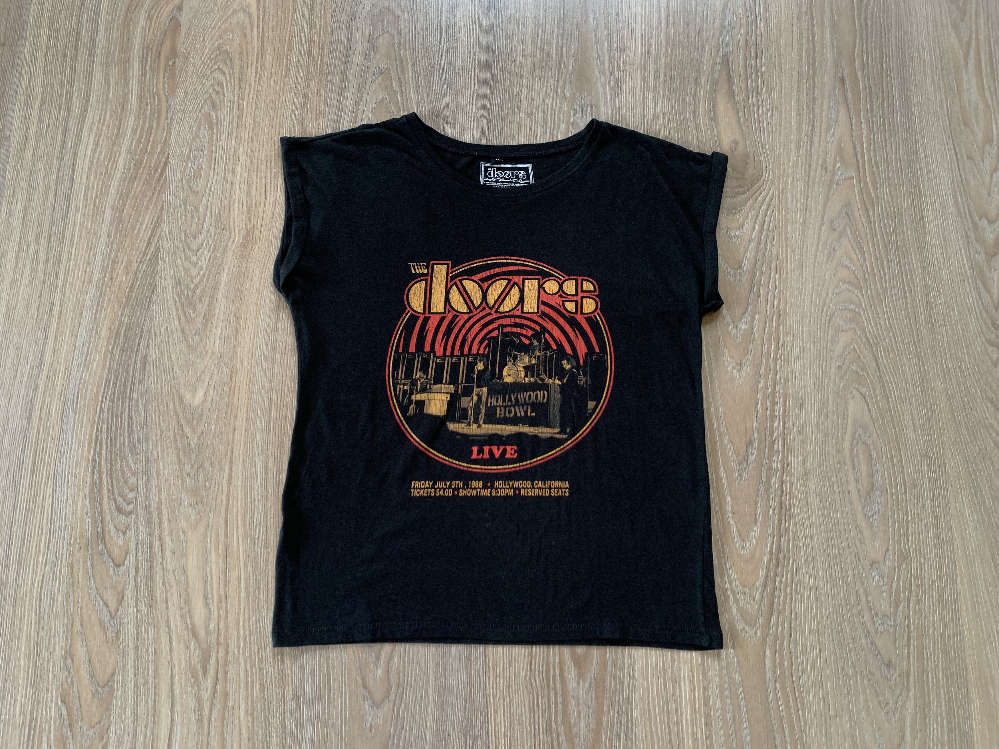 Band Tees The Doors Womens Printed T Shirt Size M / US 6-8 / IT 42-44 - 2 Thumbnail