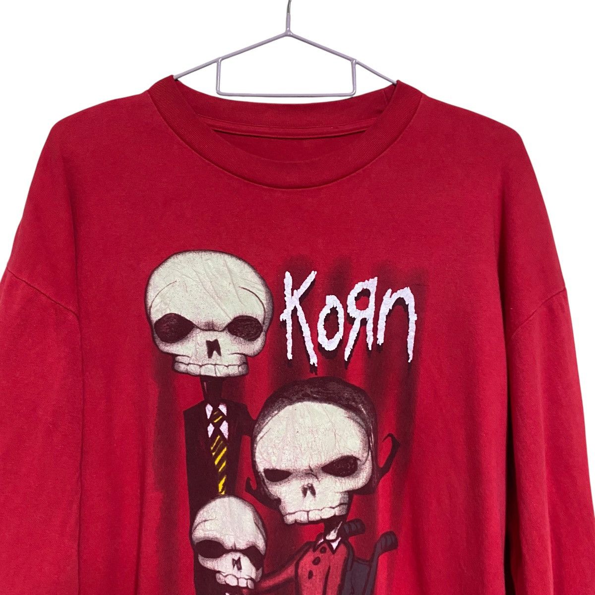 Band Tees Vintage Y2K Korn Shirt Longsleeve Skeletons Size US L / EU 52-54 / 3 - 3 Thumbnail