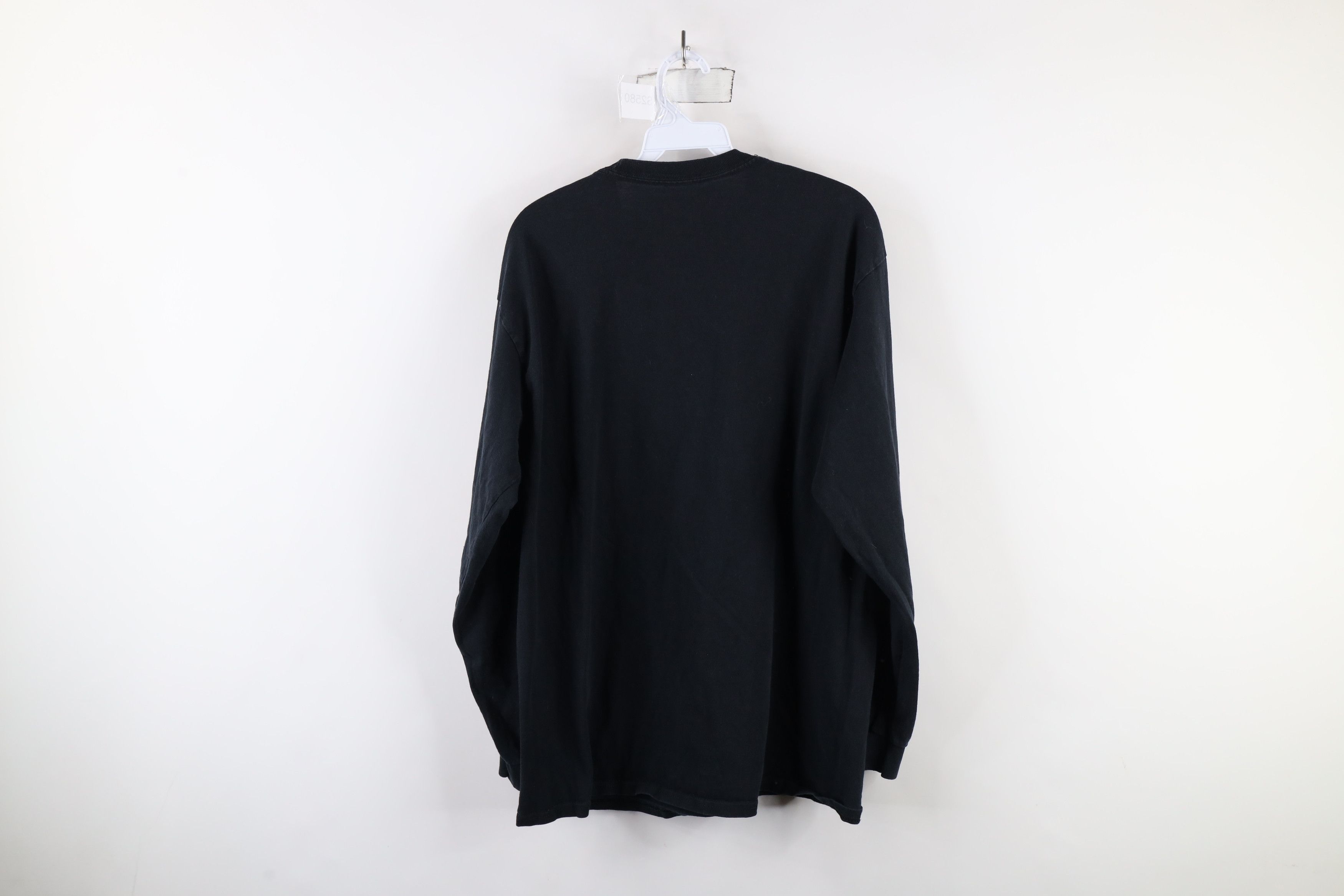 Vintage Vintage 90s Streetwear Long Sleeve T-Shirt Black Cotton Size US L / EU 52-54 / 3 - 7 Thumbnail