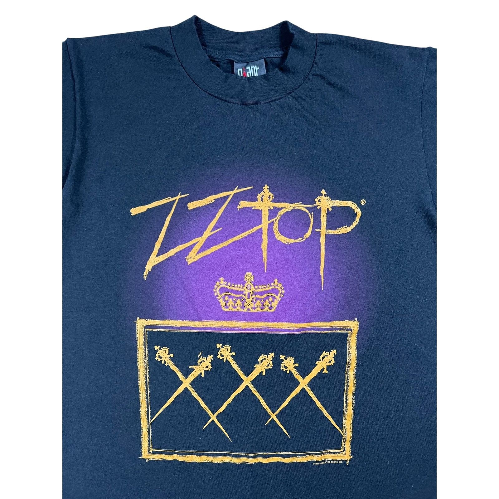 Band Tees × Giant × Vintage Vintage 1999 GIANT ZZ Top XXX band tee (M) Size US M / EU 48-50 / 2 - 2 Thumbnail