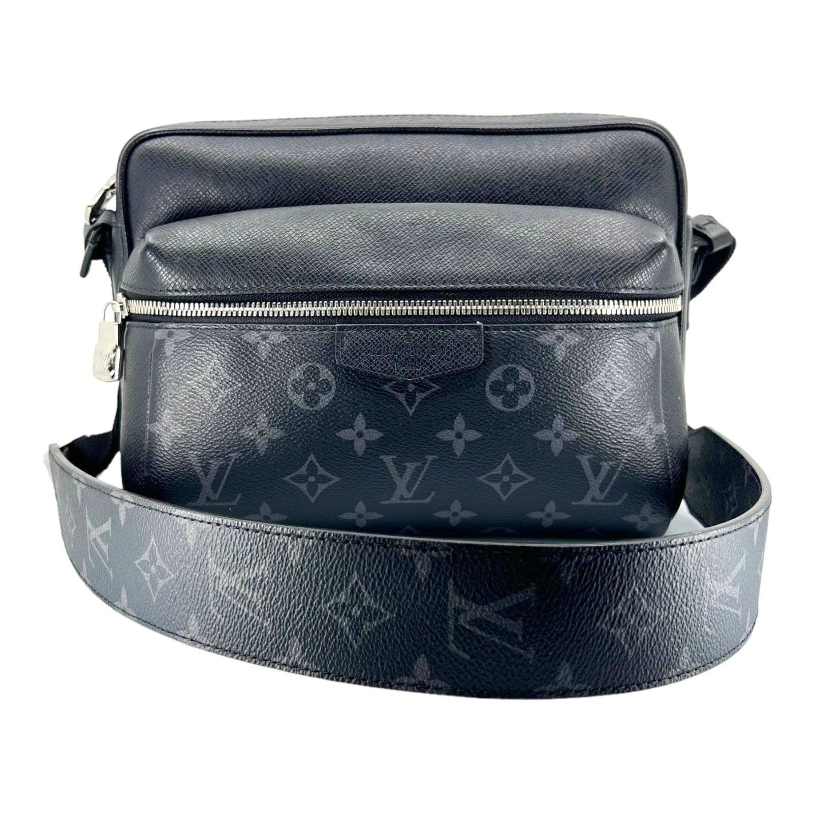 image of Louis Vuitton Outdoor Messenger Monogram Eclipse Taiga, Men's