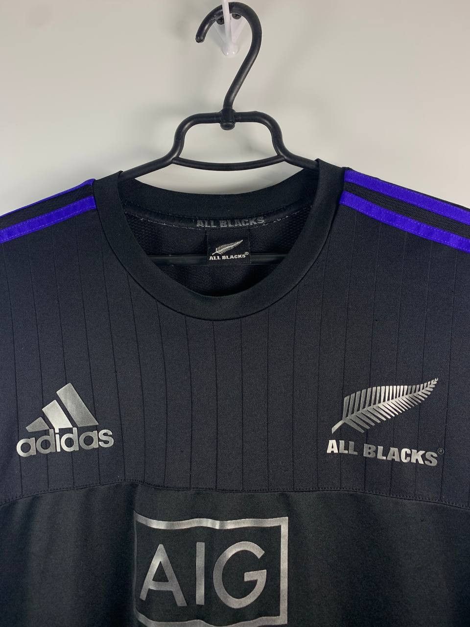 Adidas Adidas All Blacks Rugby Shirt 2015 AIG Sponsor Size US L / EU 52-54 / 3 - 2 Thumbnail