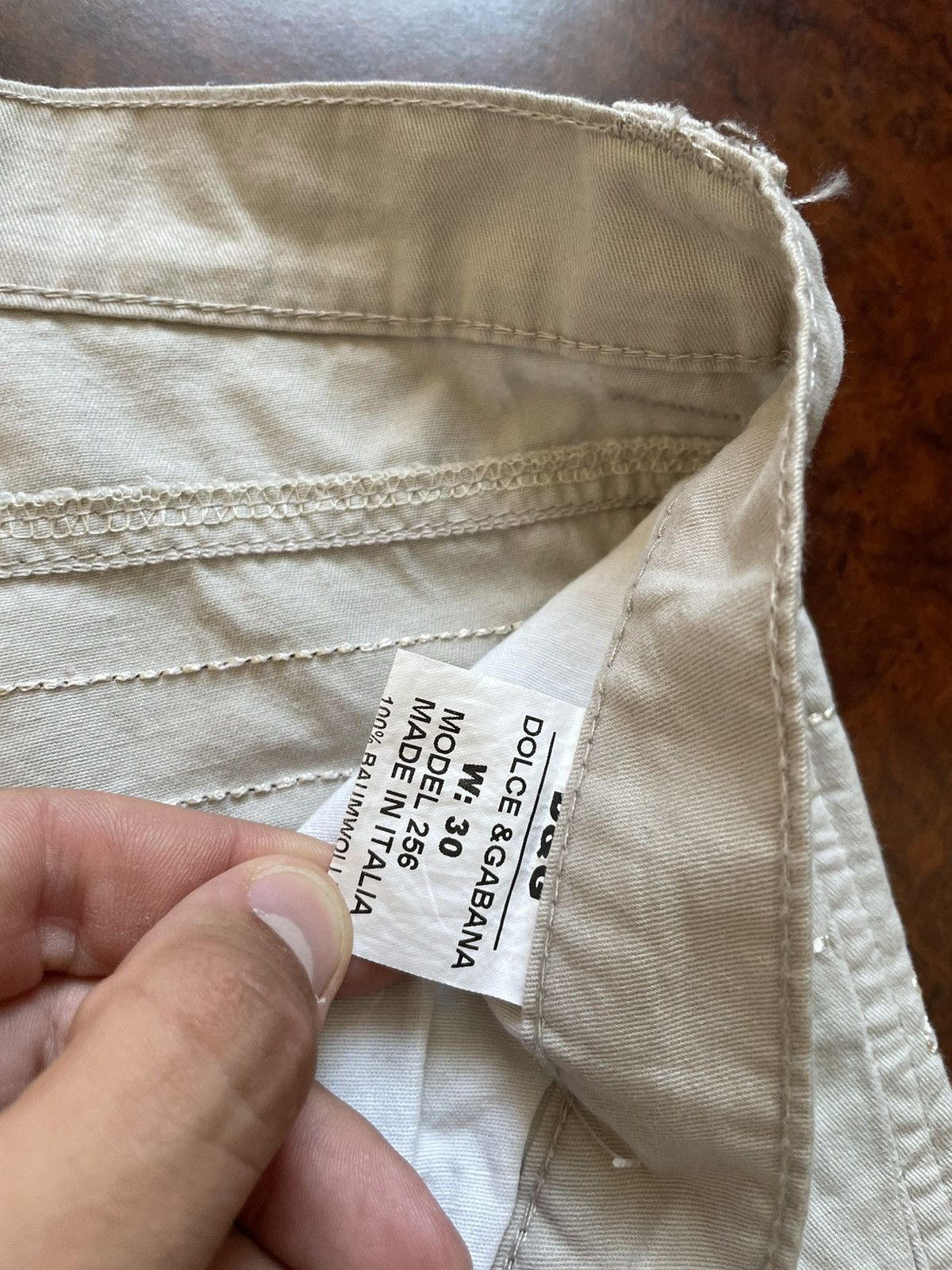 Japanese Brand Dolce Gabbana 90s multiPocket cargo pants CHROME jean rock Size 30" / US 8 / IT 44 - 6 Thumbnail